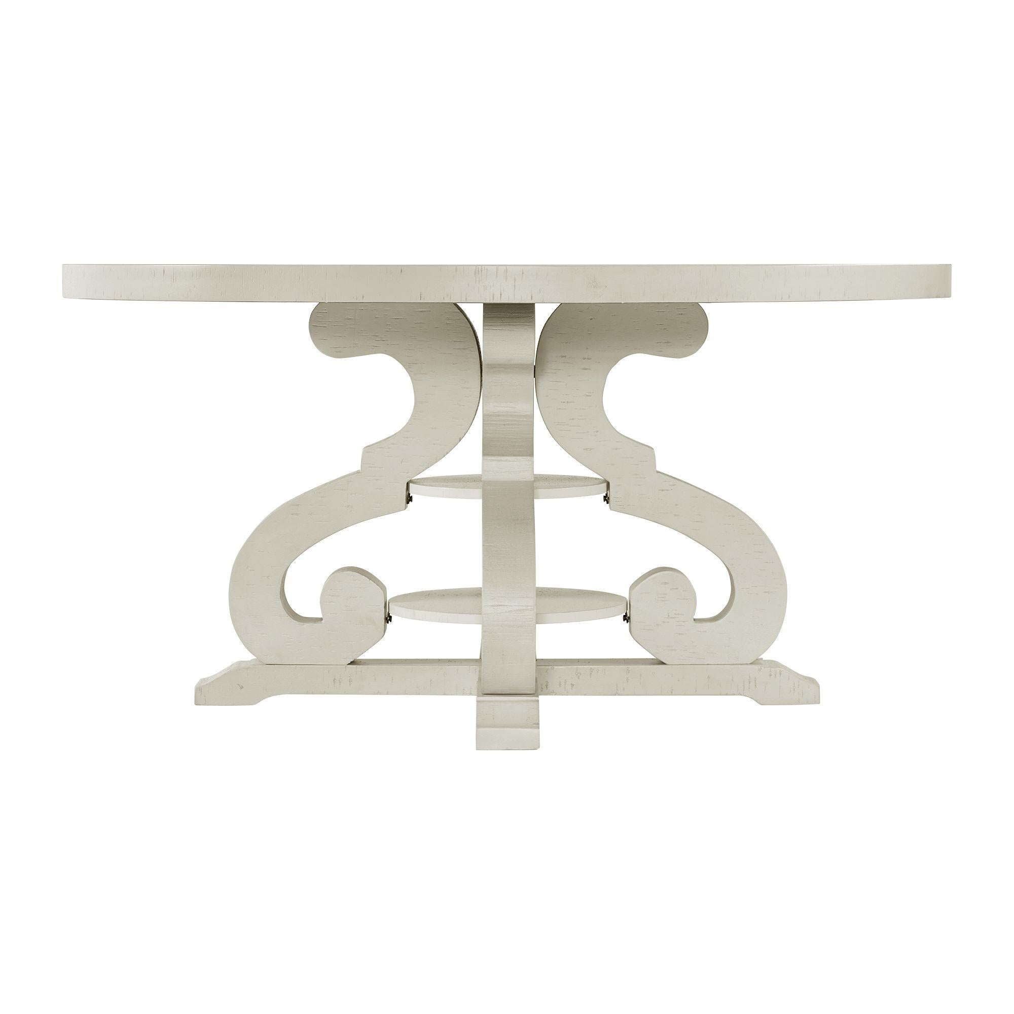  Elements International Stone DST780DT Round Dining Table IMAGE 3