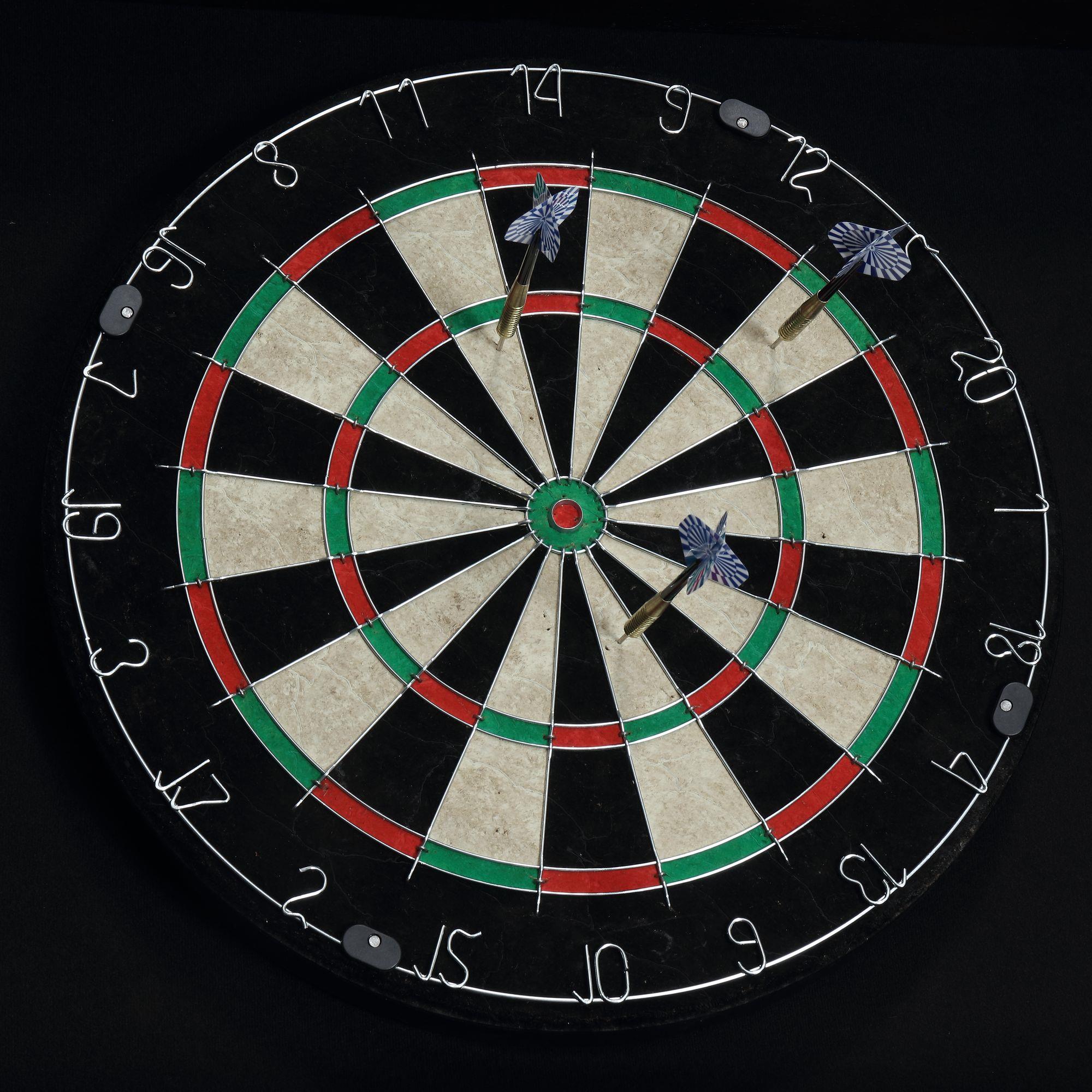  Elements International Bone GTBN100DBC S Dartboard Cabinet IMAGE 9