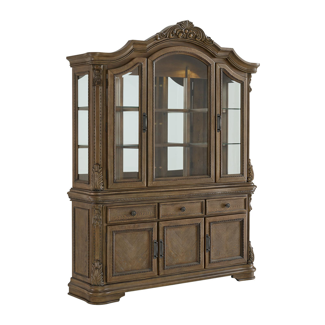  Elements International Madison Park DA-10460-5-SVHT Server And Hutch IMAGE 1
