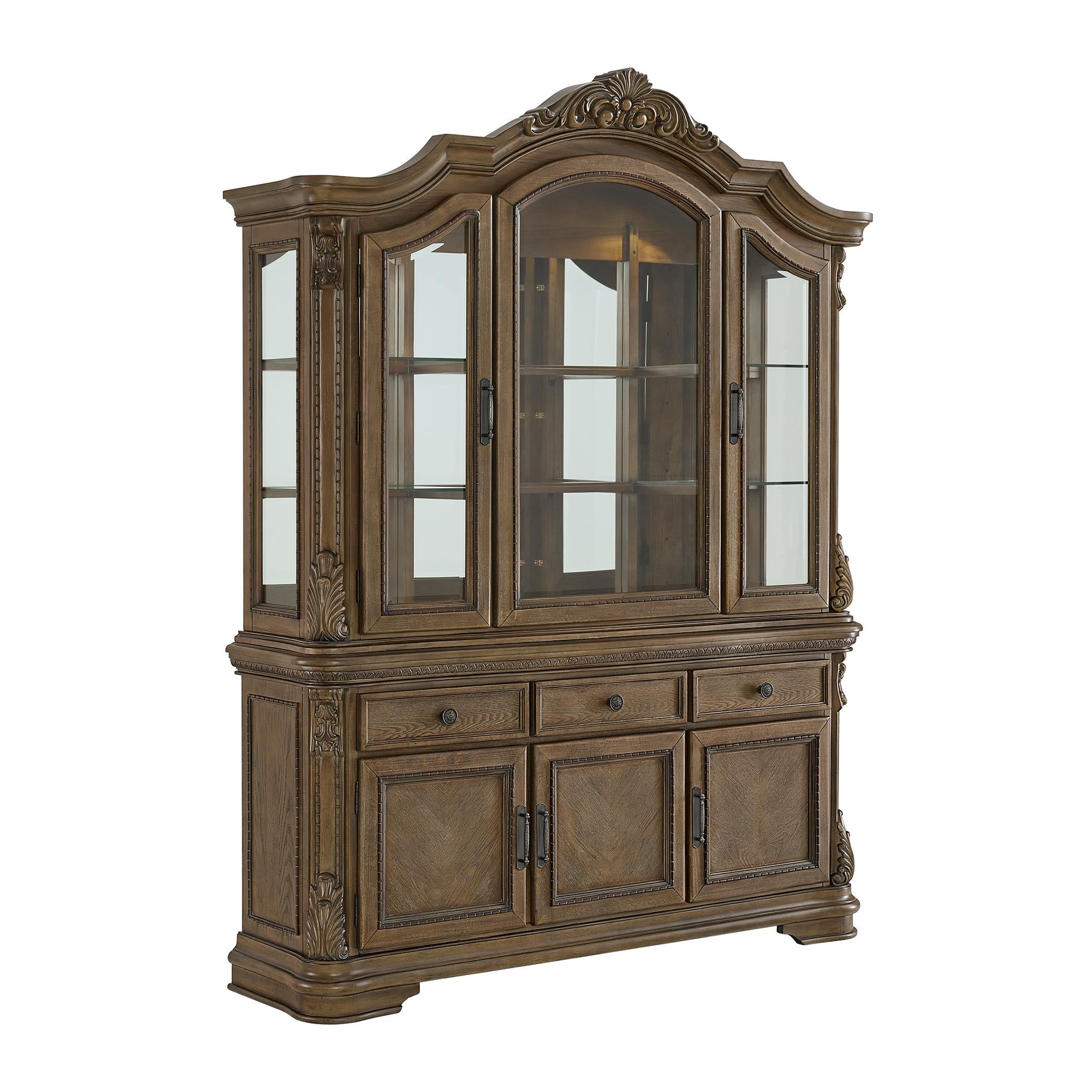  Elements International Madison Park DA-10460-5-SVHT Server And Hutch IMAGE 1
