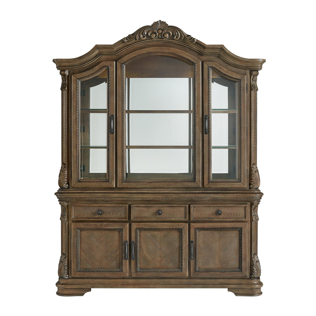  Elements International Madison Park DA-10460-5-SVHT Server And Hutch IMAGE 1
