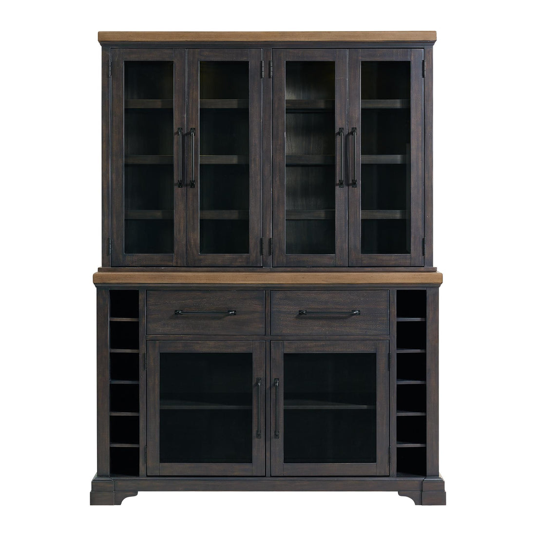  Elements International Montrose D-16670-8-SVHT Server And Hutch IMAGE 1