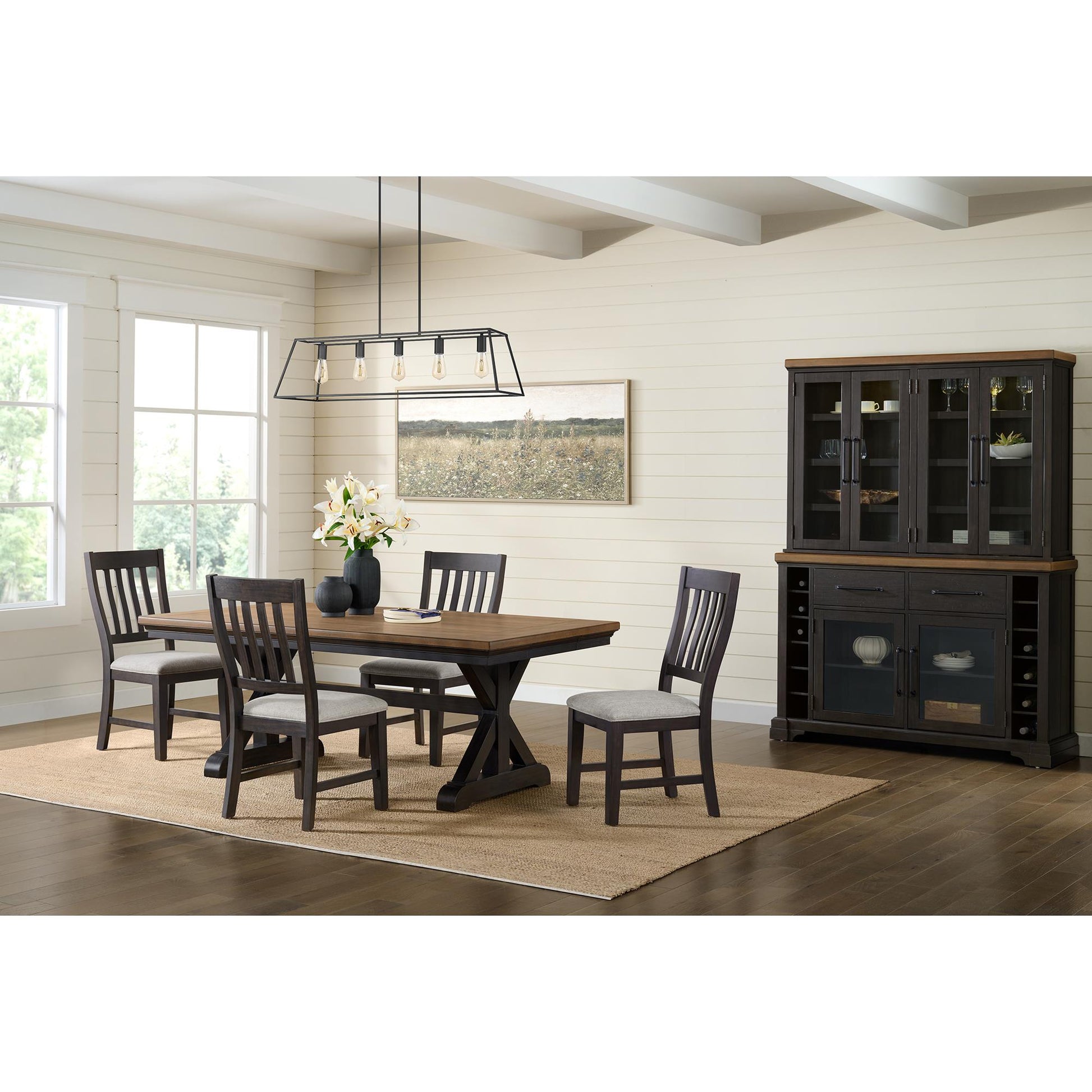  Elements International Montrose D-16670-8-SVHT Server And Hutch IMAGE 3