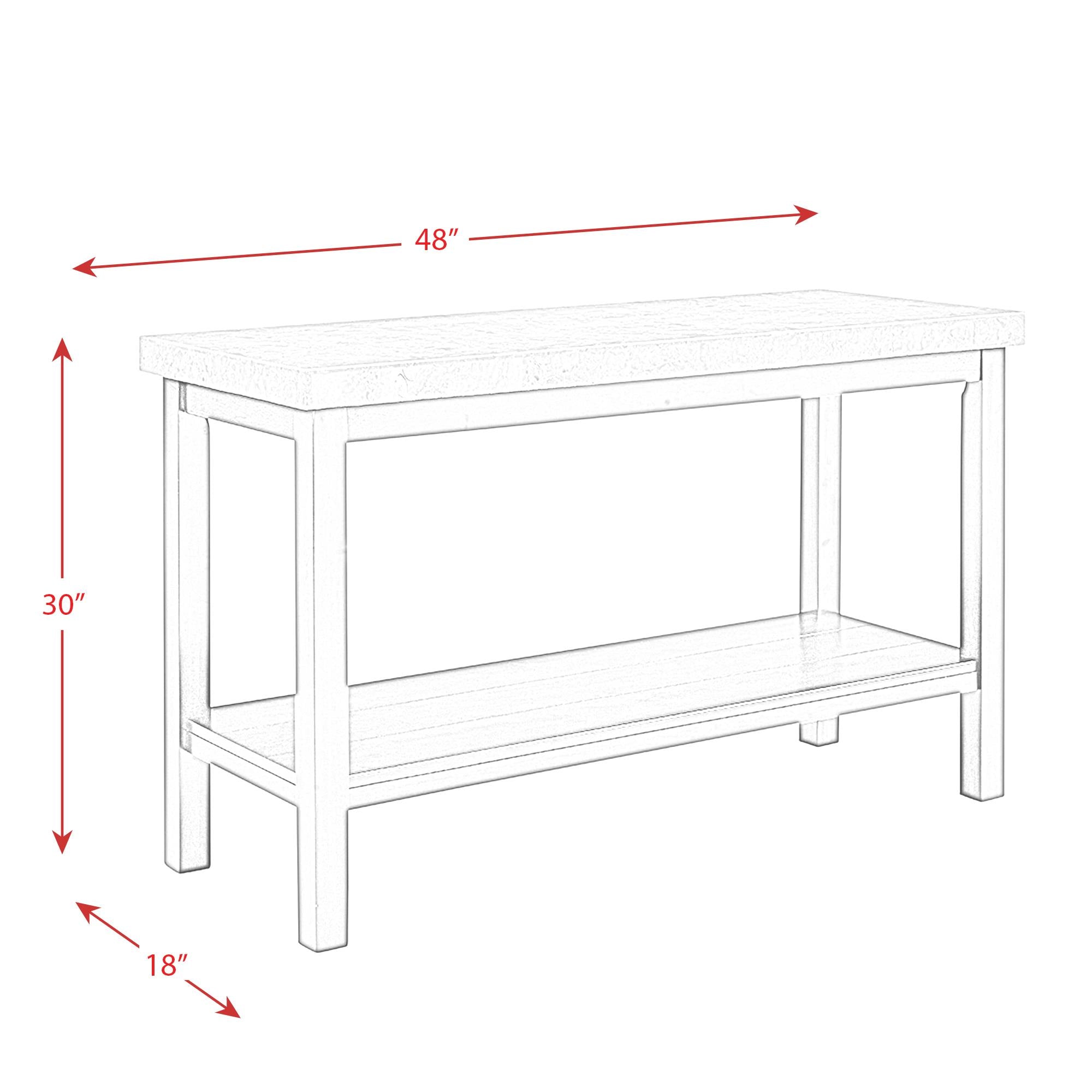 Elements International Kansas CKS100ST Sofa Table IMAGE 10