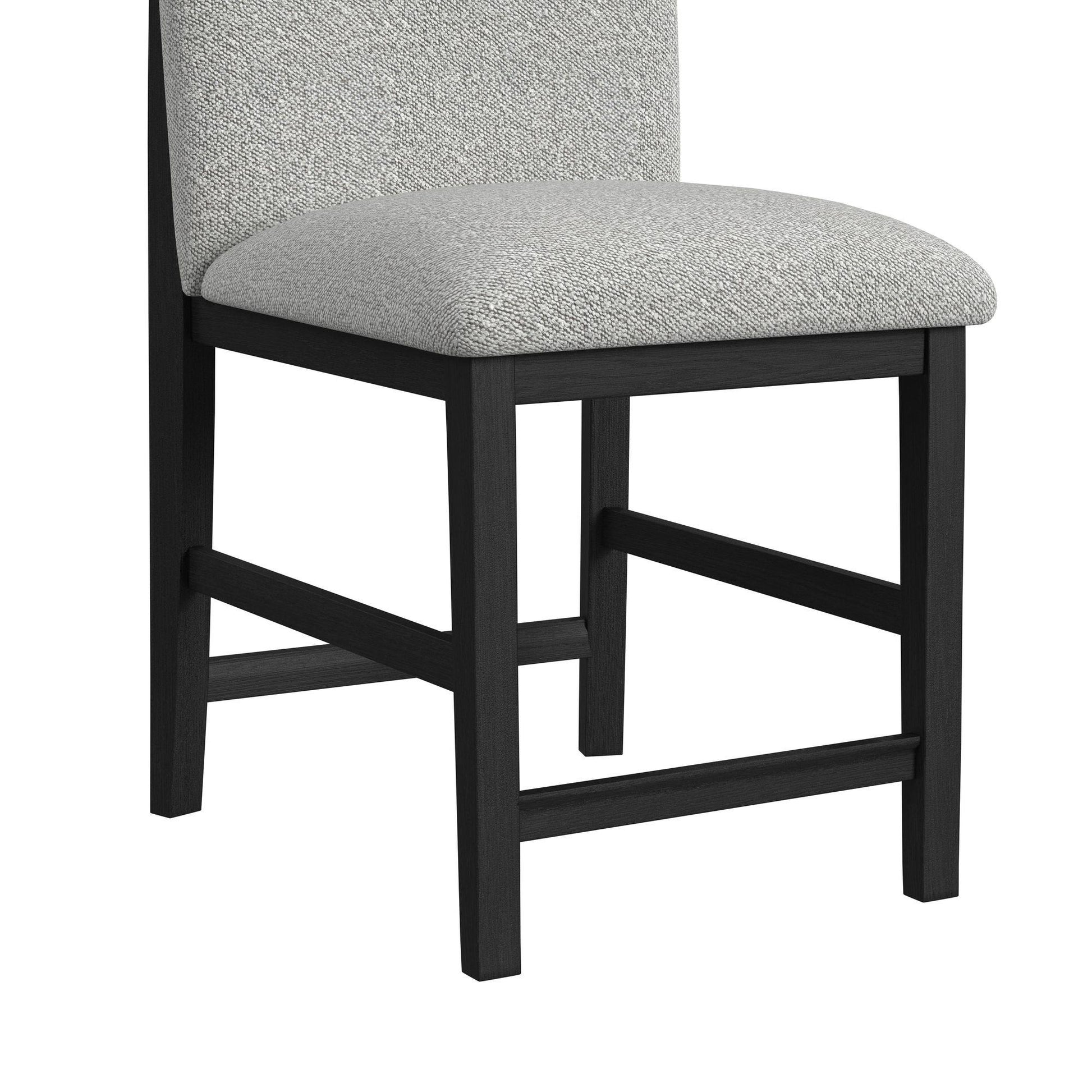  Elements International Portland D-1710-8-CST1 Square Back Counter Stool IMAGE 6