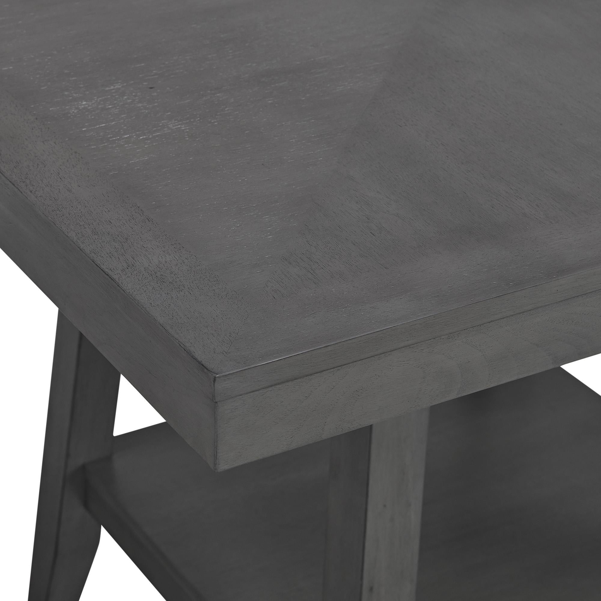  Elements International Seneca D-7670-3-CT Square Counter Table IMAGE 8