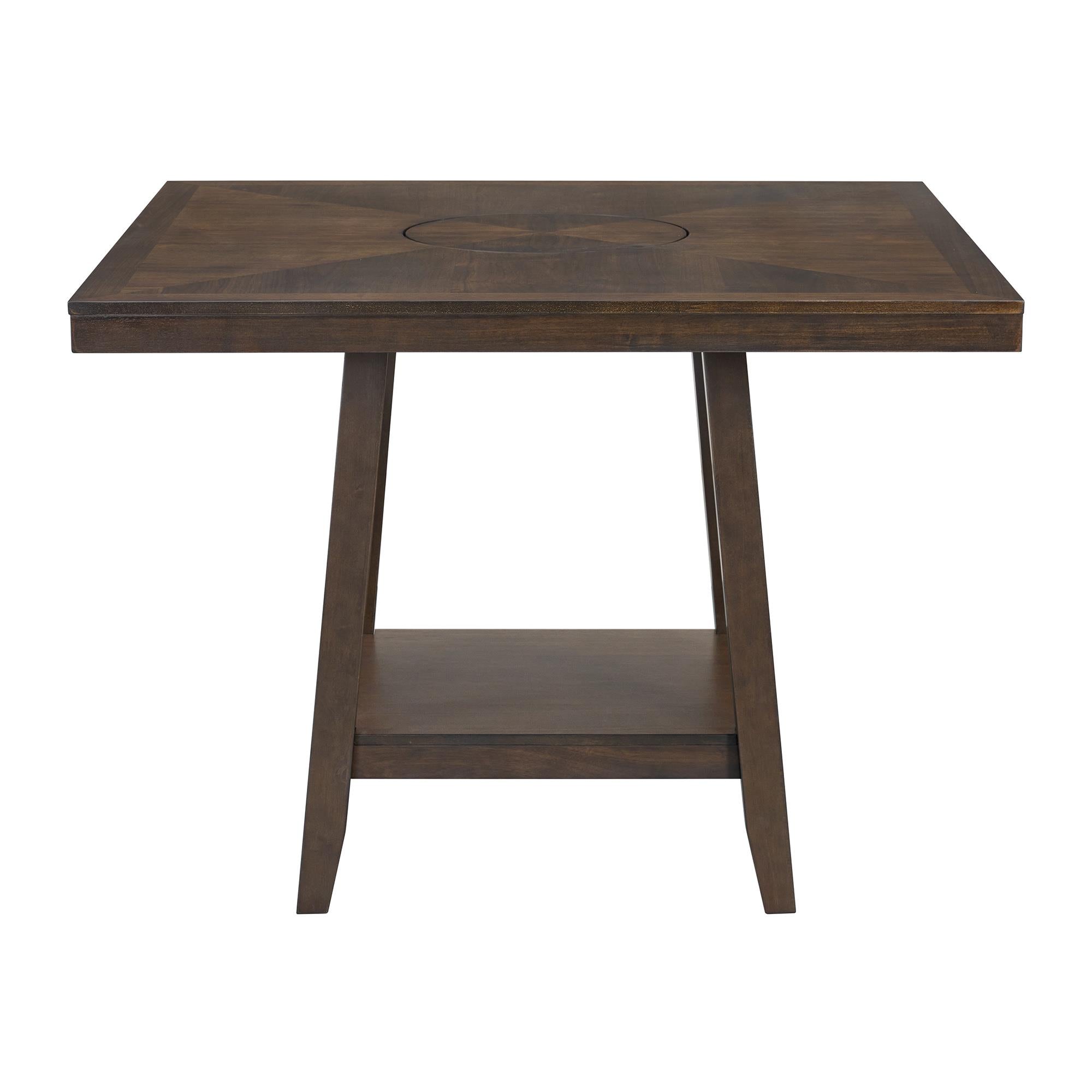  Elements International Seneca D-7670-5-CT Square Counter Table IMAGE 2