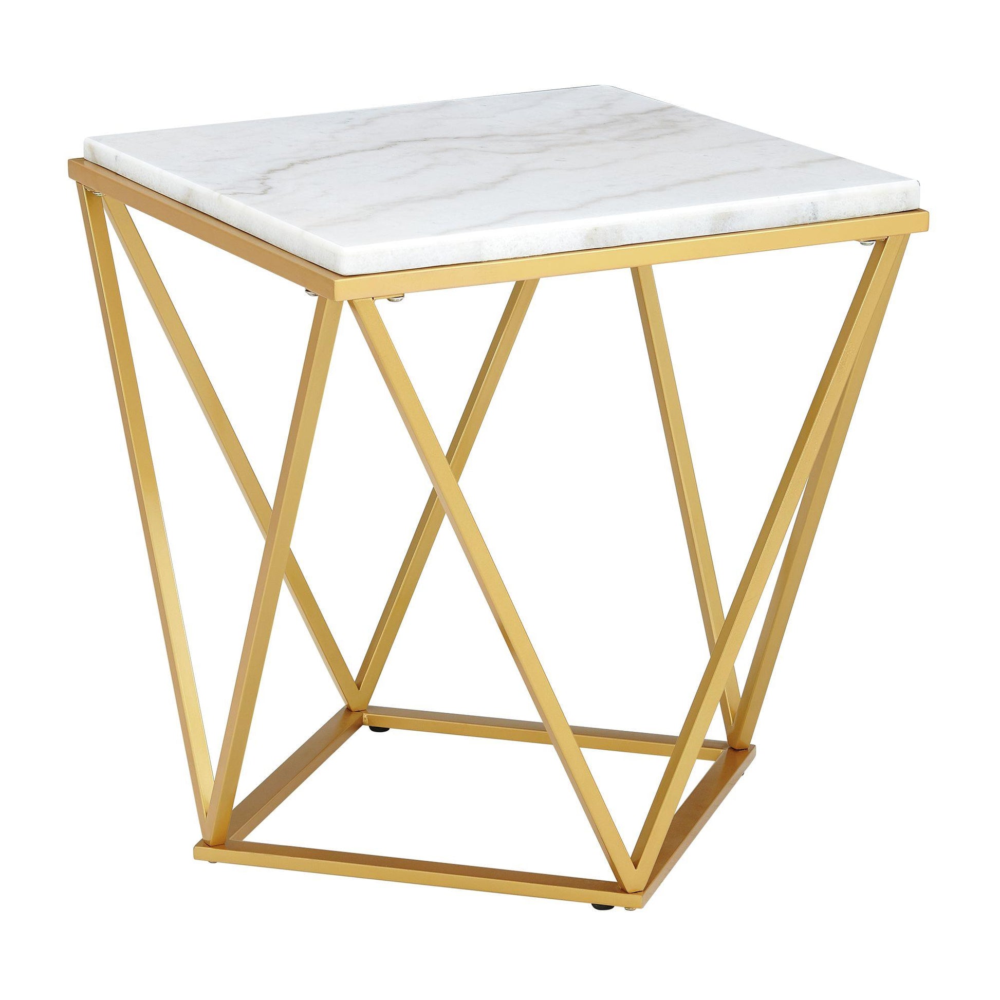  Elements International Riko CRK120ET Square End Table IMAGE 1