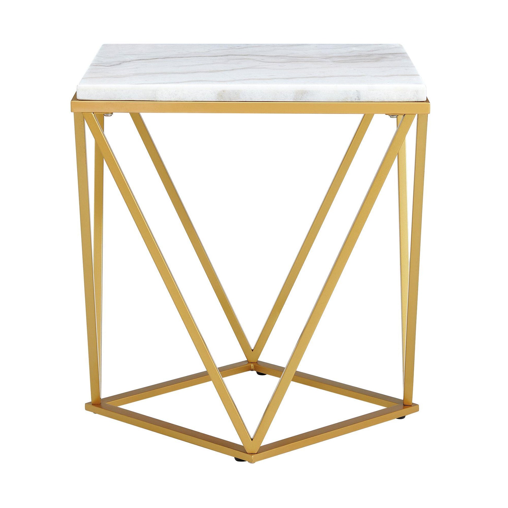  Elements International Riko CRK120ET Square End Table IMAGE 2