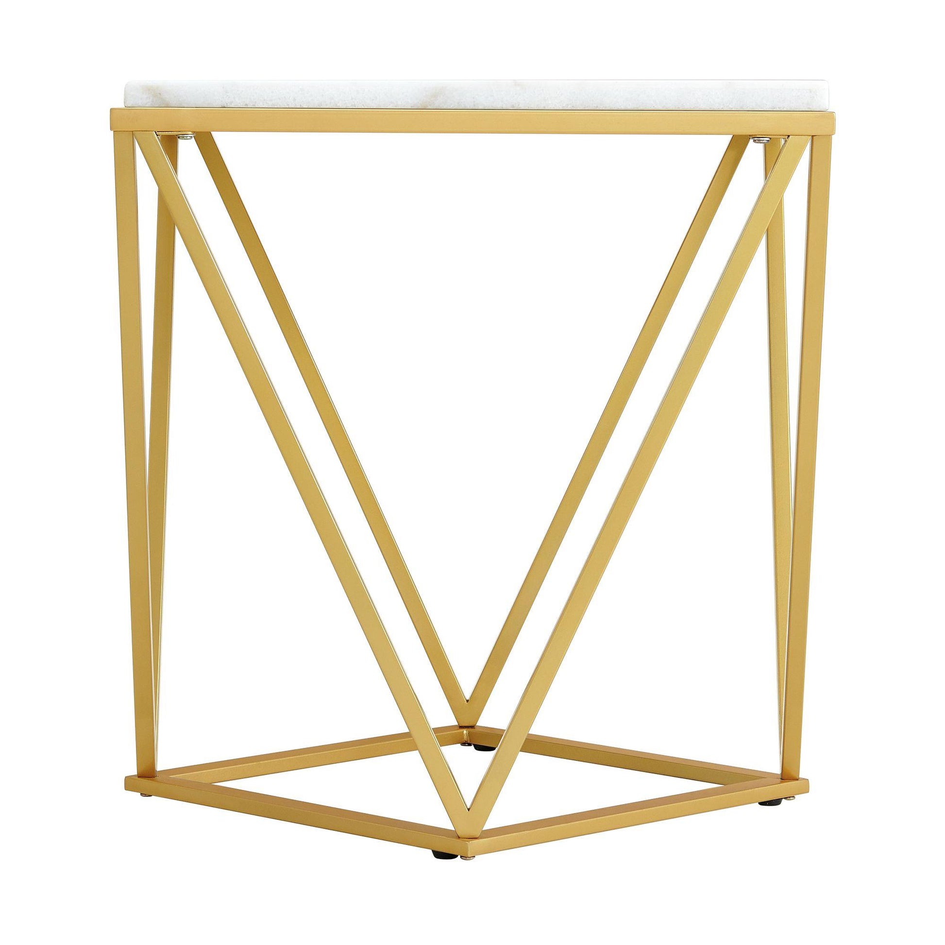  Elements International Riko CRK120ET Square End Table IMAGE 3