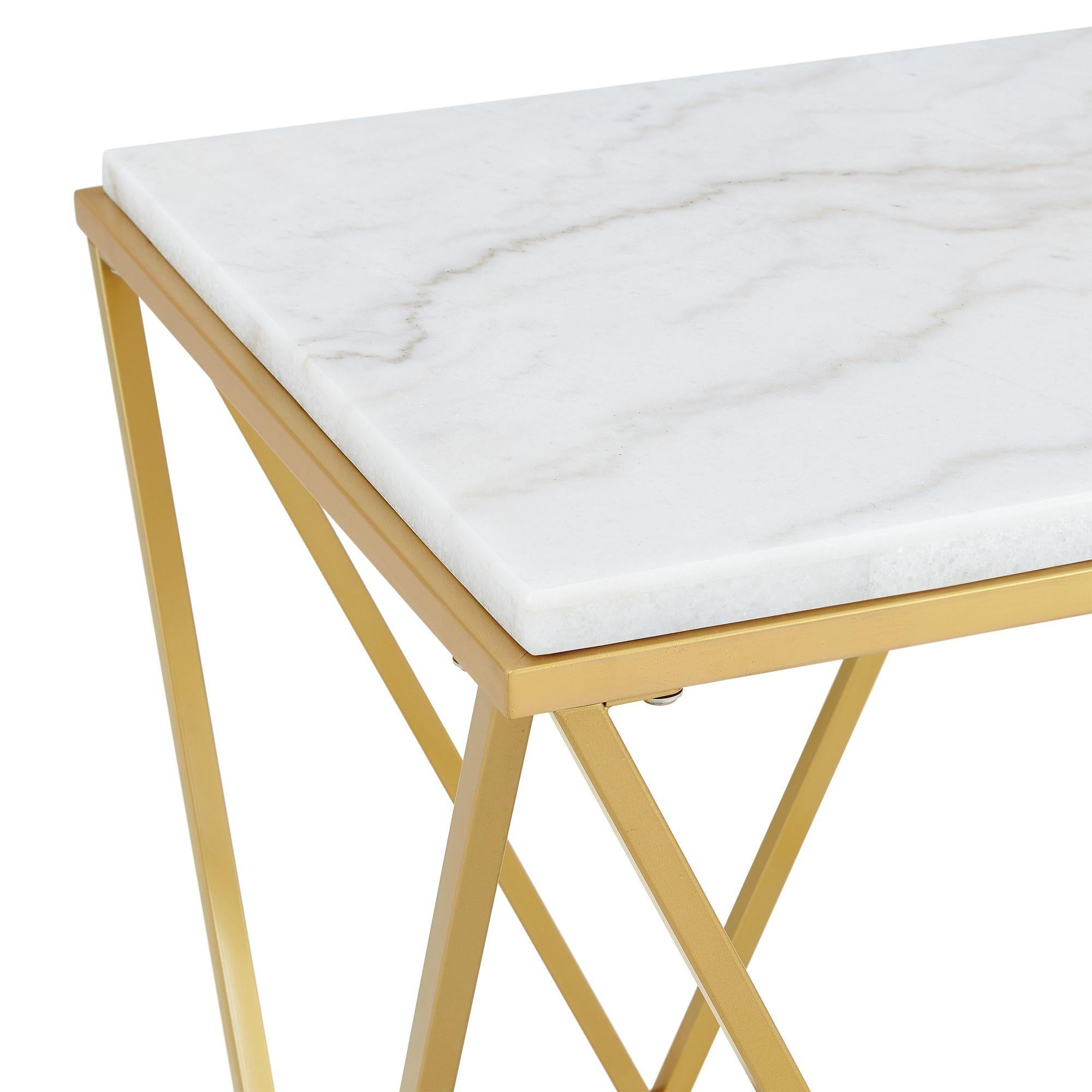  Elements International Riko CRK120ET Square End Table IMAGE 6