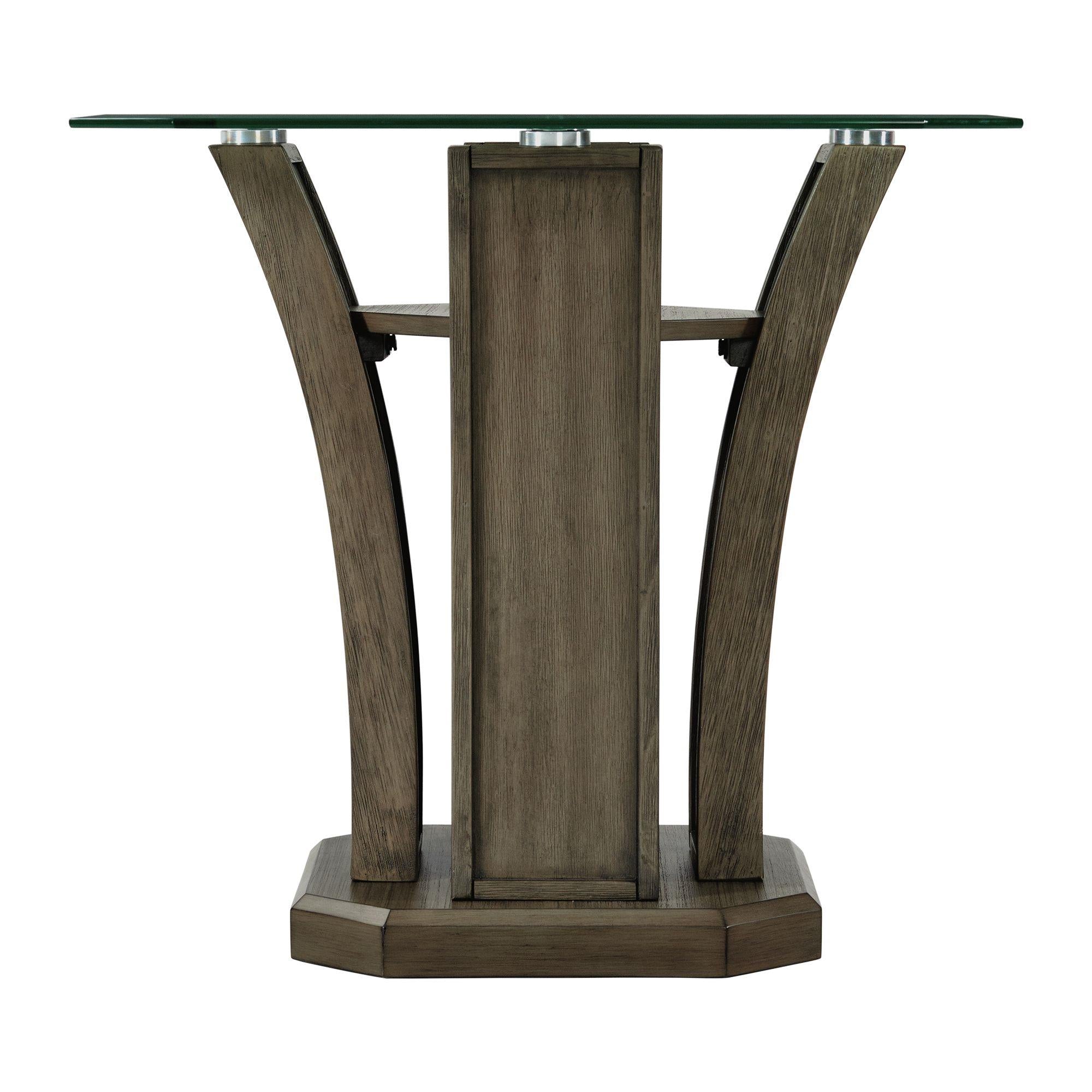  Elements International Dapper TPR350ET Square End Table IMAGE 3