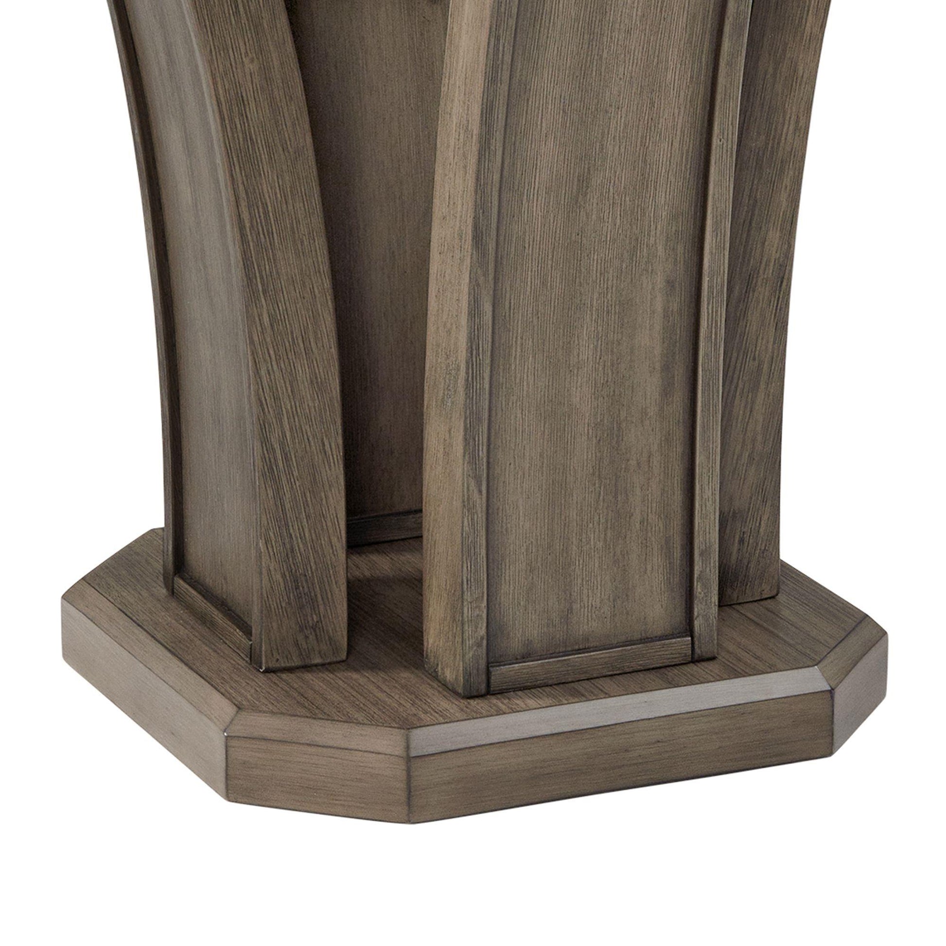  Elements International Dapper TPR350ET Square End Table IMAGE 7