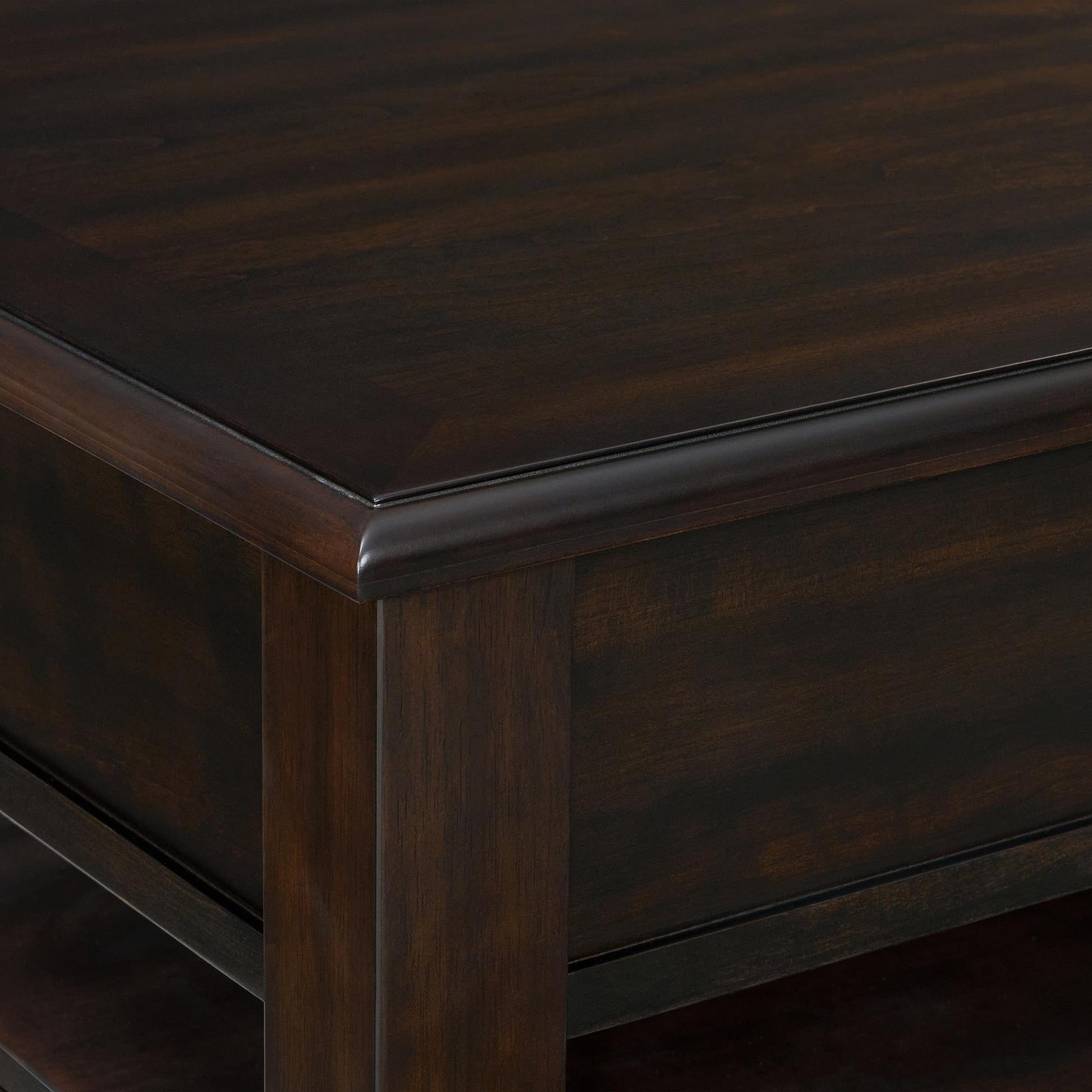  Elements International Wagner T-15740-5-SCT Square Lift-Top Coffee Table IMAGE 5