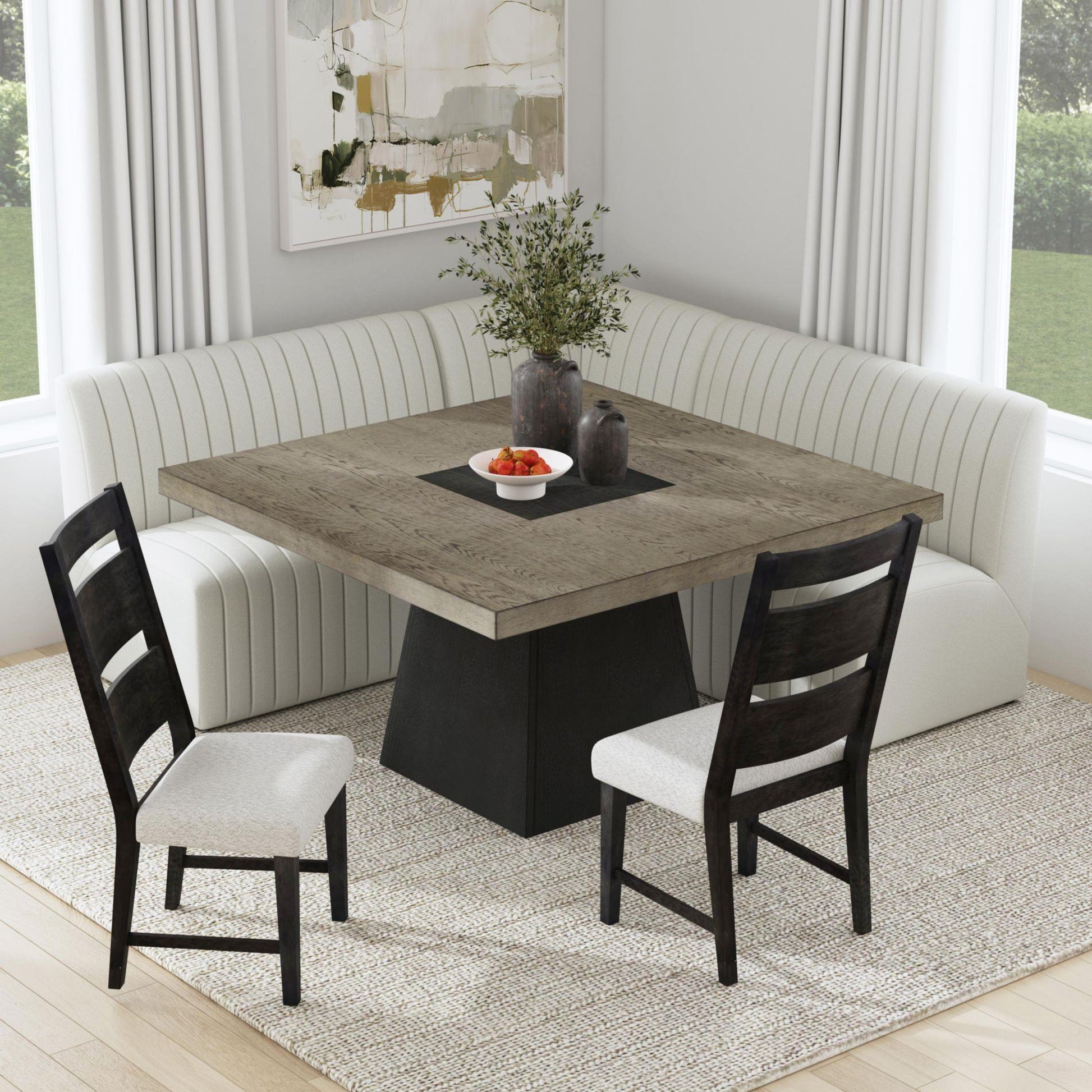  Elements International Jemma D-7570-5-DT Square Table IMAGE 7