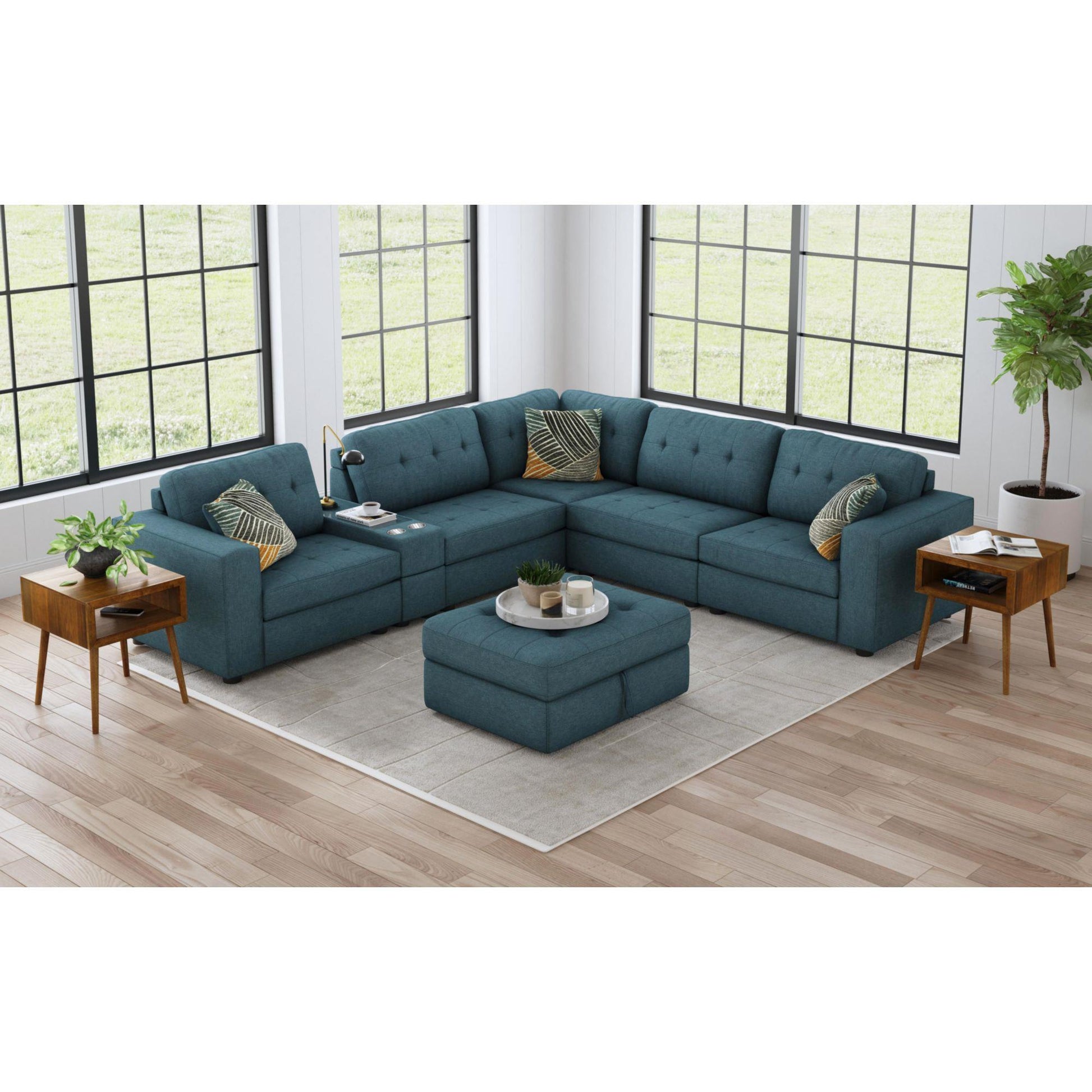  Elements International Options One U-15020-11407-001 Storage Ottoman IMAGE 4