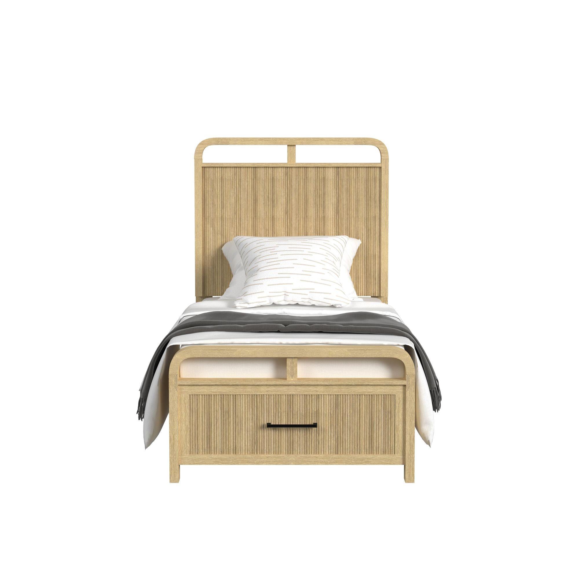  Elements International Ridgemont B-14440-6-TSB Twin Storage Bed IMAGE 2