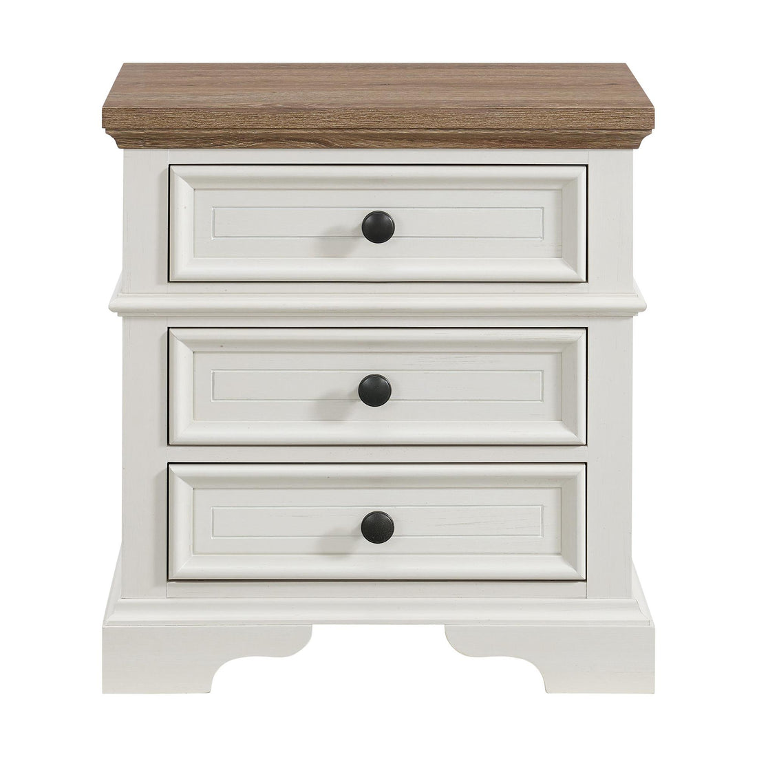  Elements International Eastwood Y-13160-7-NS Youth 3-Drawer Nightstand IMAGE 1