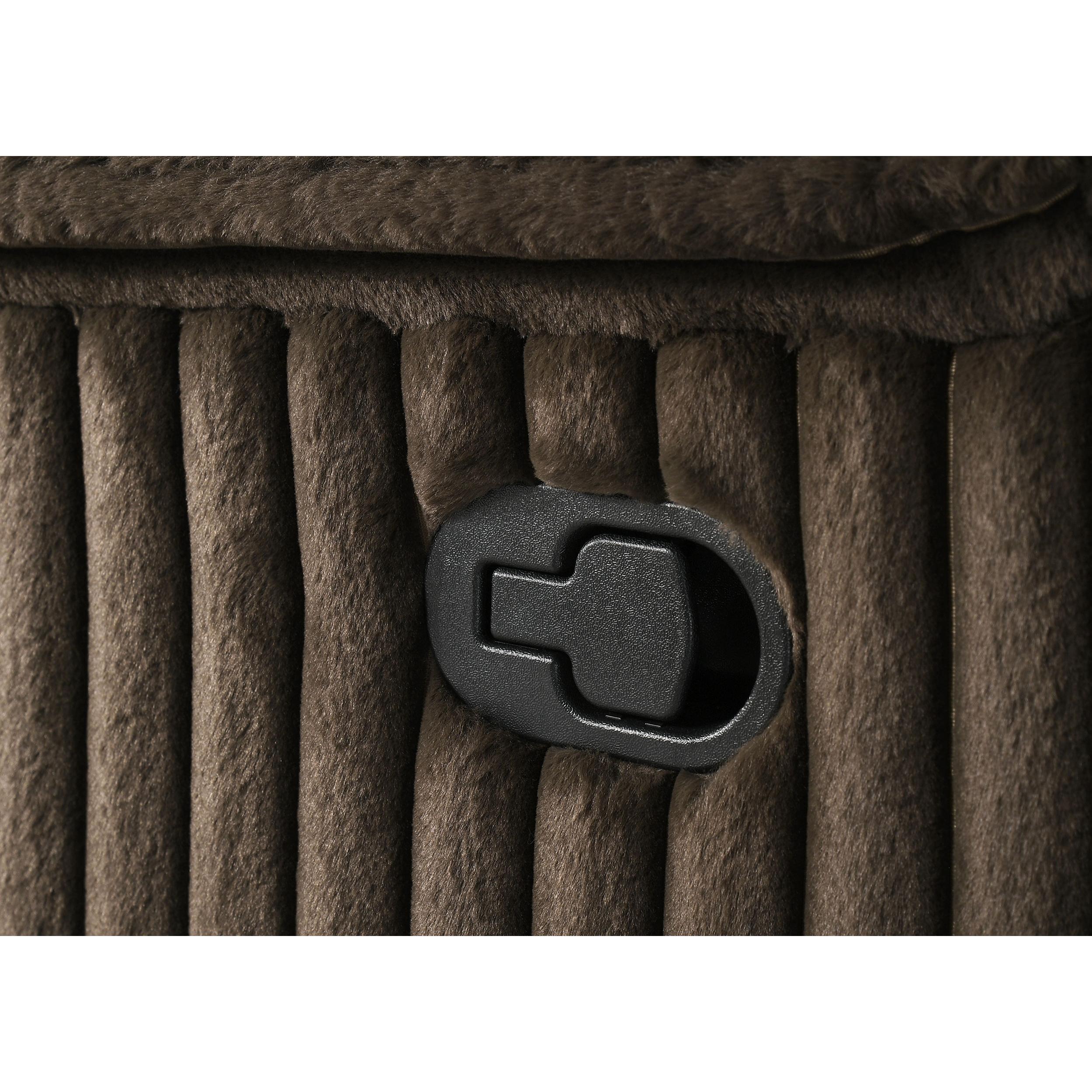  Coaster Furniture Atkinson 601510 Upholstered Reclining Sectional Sofa - Chocolate IMAGE 9