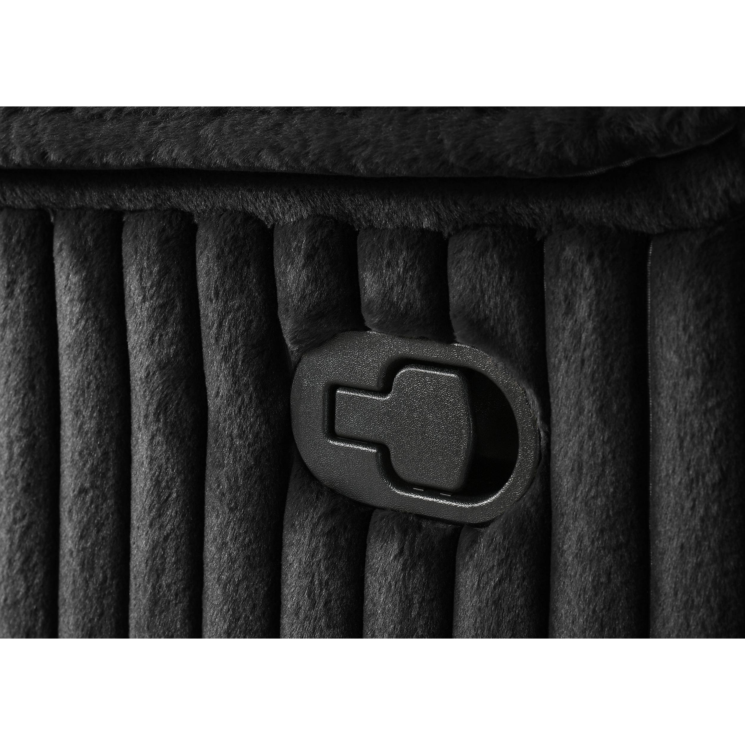  Coaster Furniture Atkinson 601520 Upholstered Reclining Sectional Sofa - Black IMAGE 9