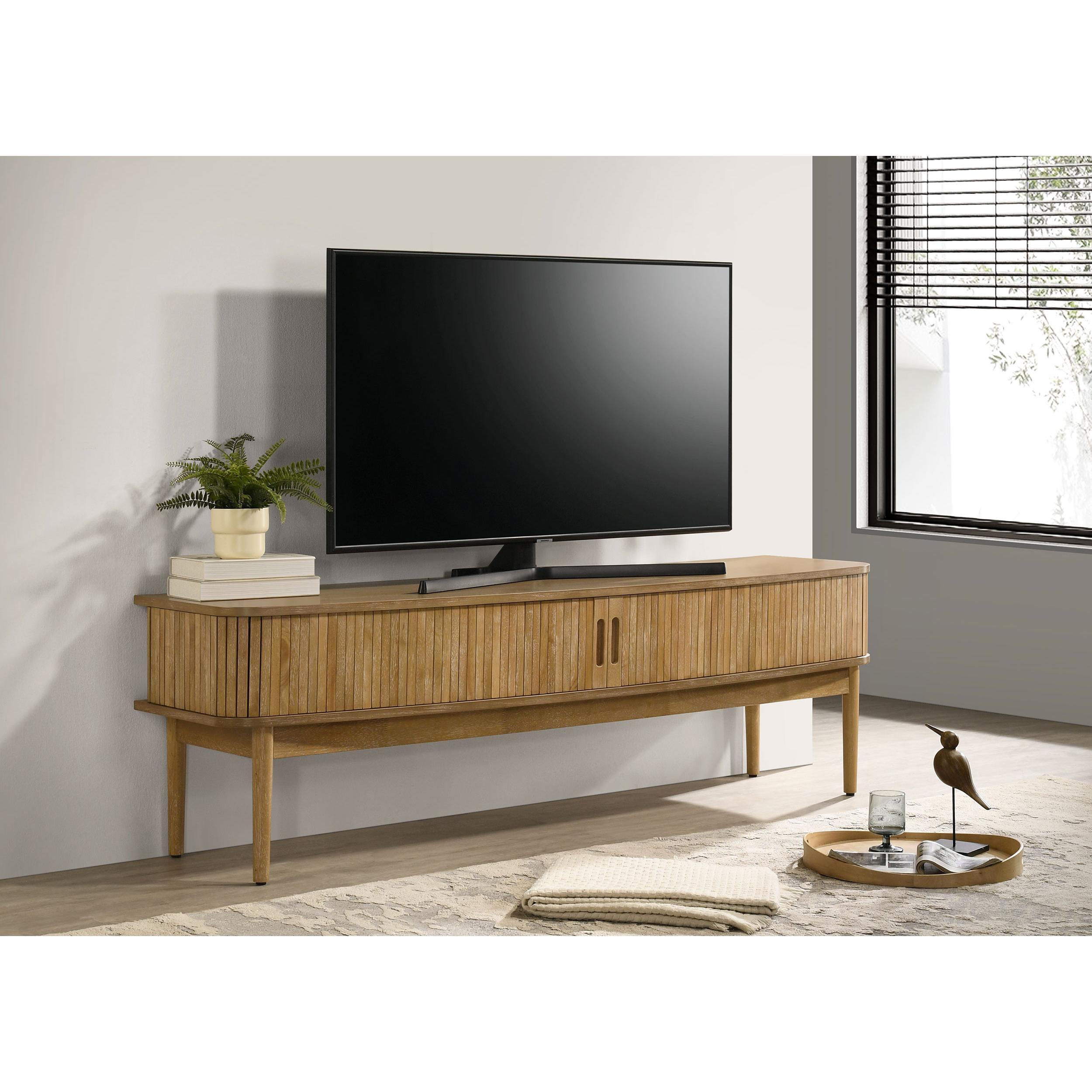  Coaster Furniture Croyden 722923 71-inch TV Stand Media Console - Weathered Natural IMAGE 2
