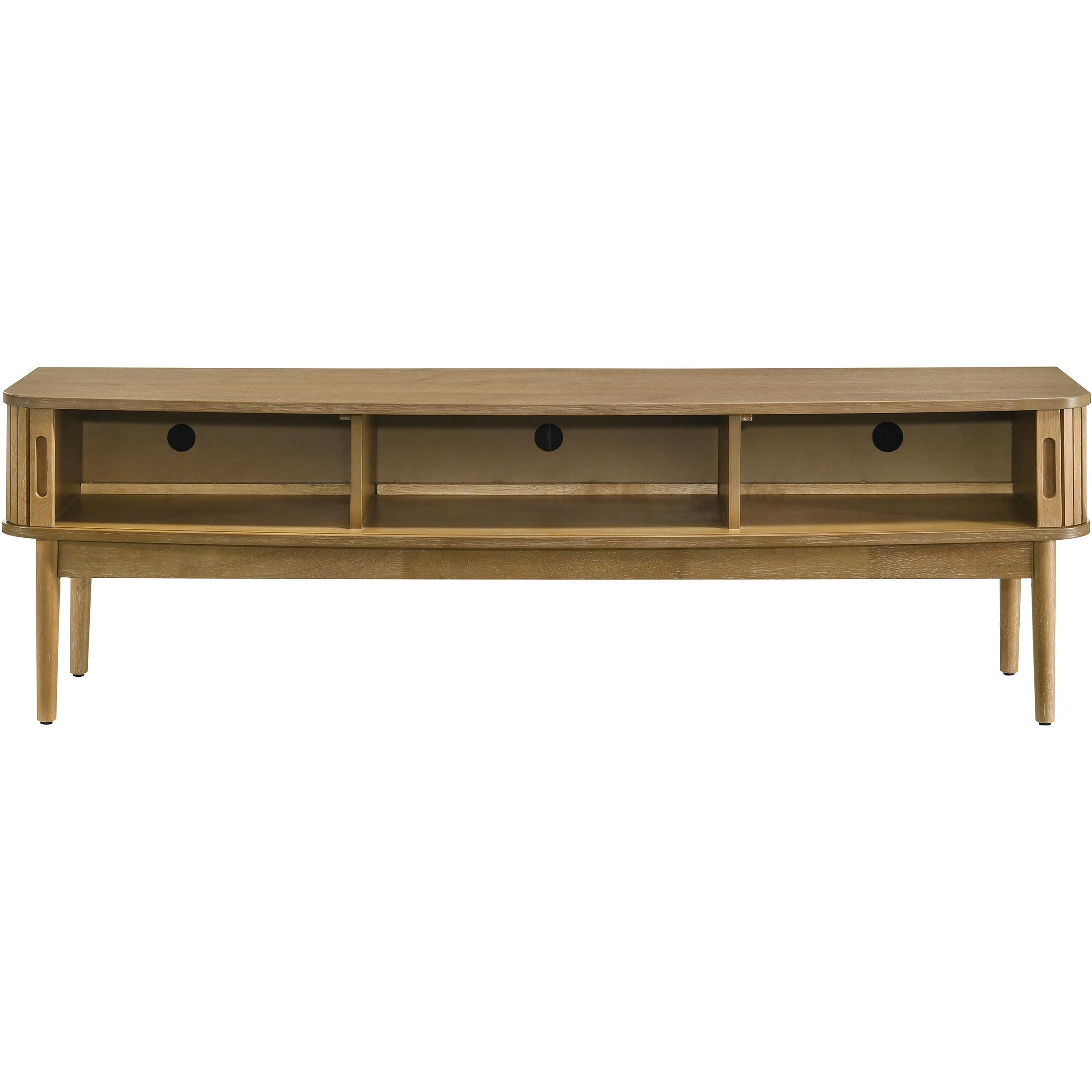  Coaster Furniture Croyden 722923 71-inch TV Stand Media Console - Weathered Natural IMAGE 4