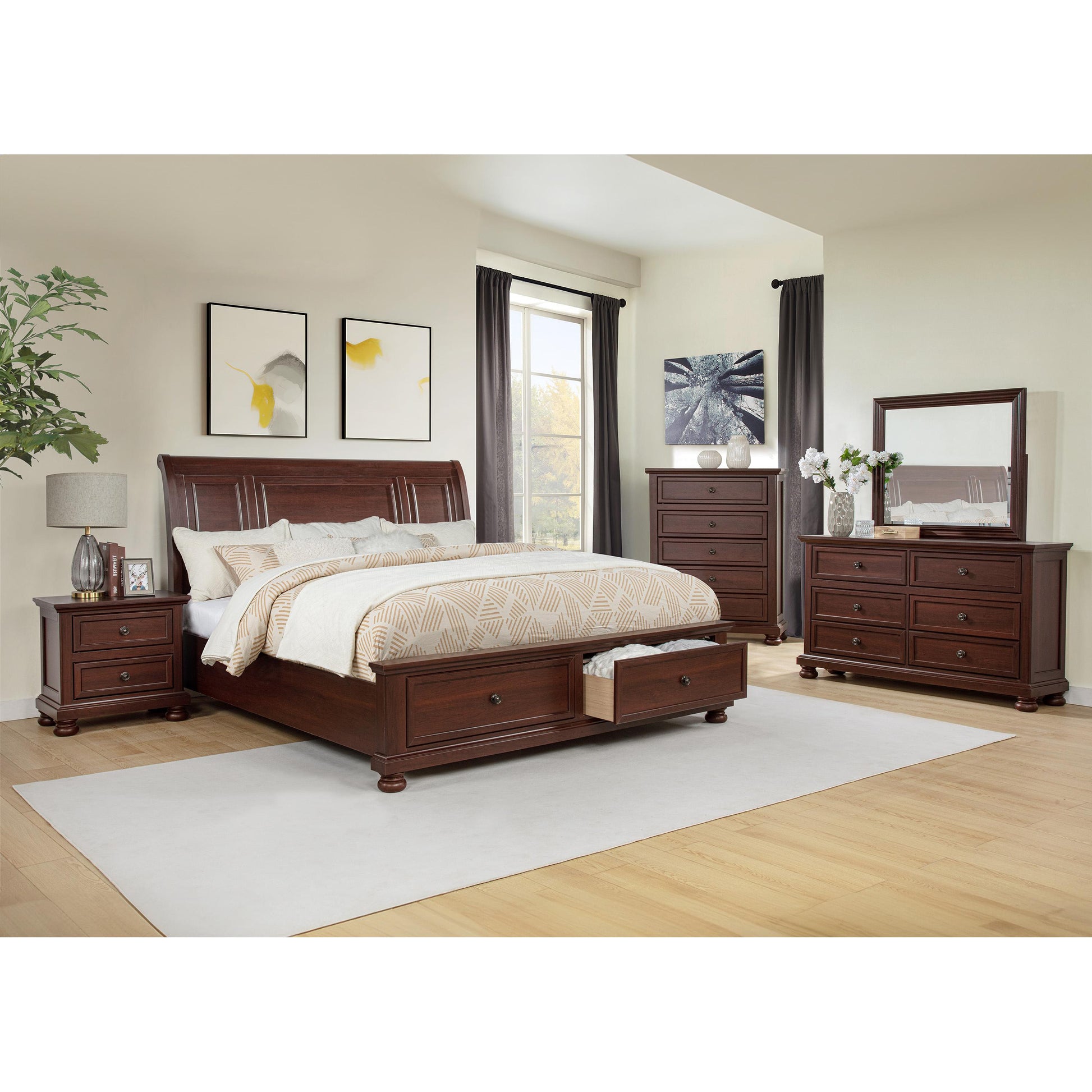  Crown Mark Beds King B1800-K-HB/B1800-K-FBD/B1800-KQ-RAIL IMAGE 3