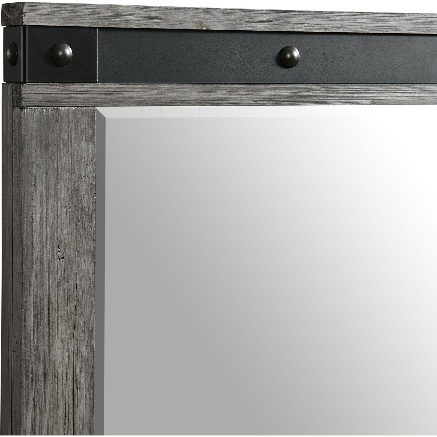  Elements International Wade 6-Drawer Kids Dresser with Mirror WE650DRMR IMAGE 4
