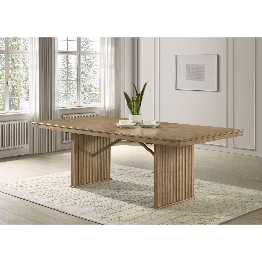  Coaster Furniture Adina Dining Table with Pedestal Base 193611 IMAGE 1