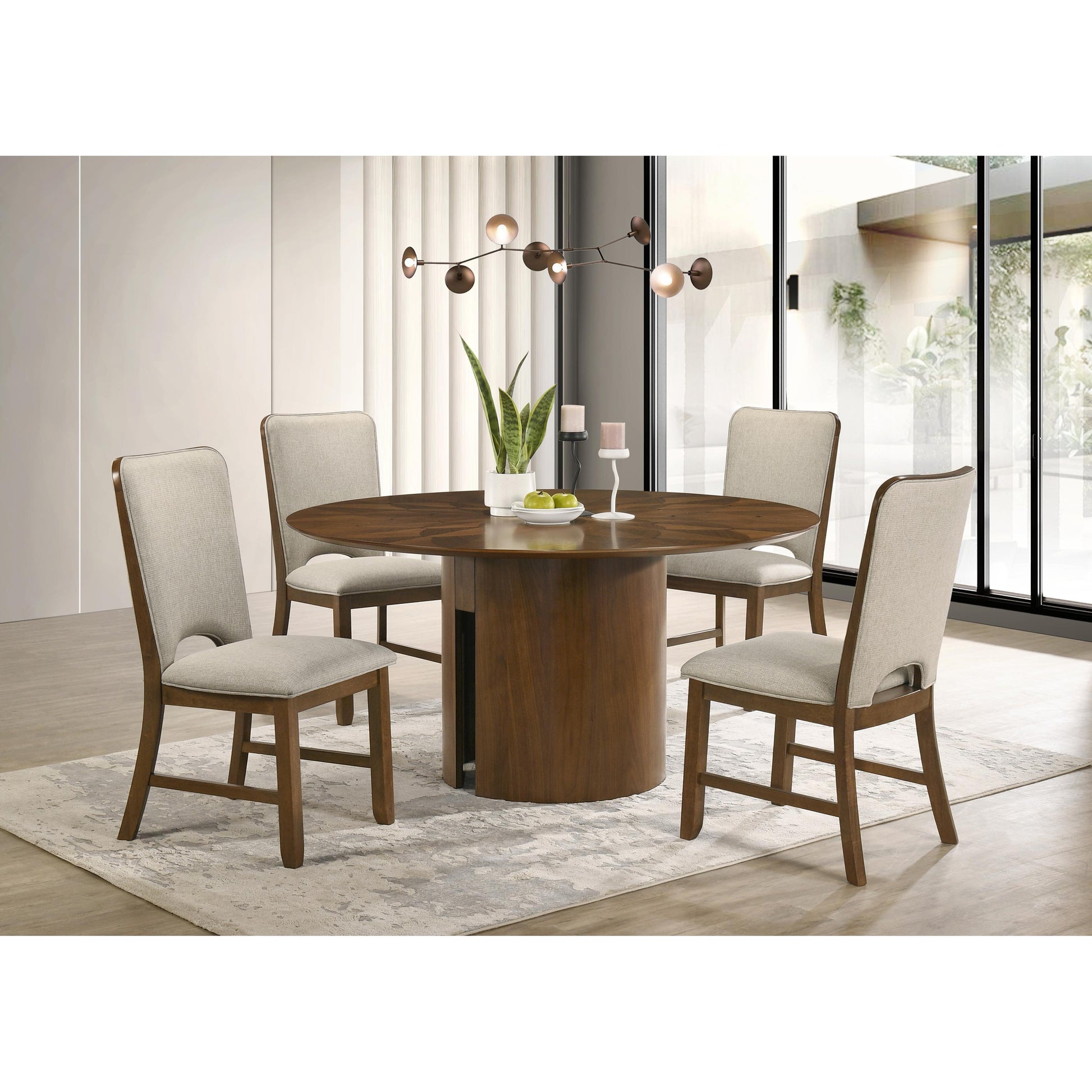  Crown Mark Dining Tables Round 2159T-59-TOP/2159T-59-LEG IMAGE 3