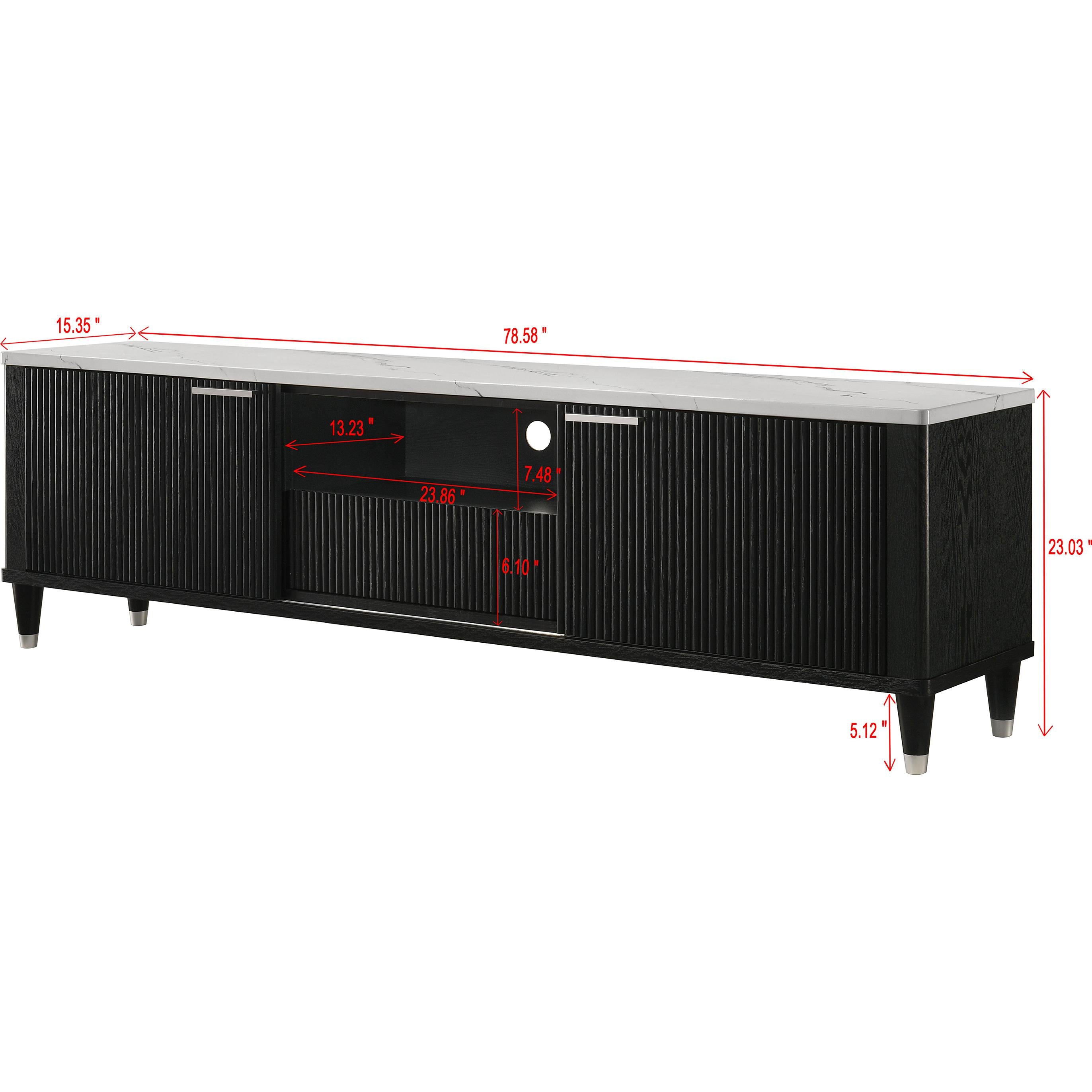  Crown Mark TV Stands Media Consoles and Credenzas 4813BK-9 IMAGE 6