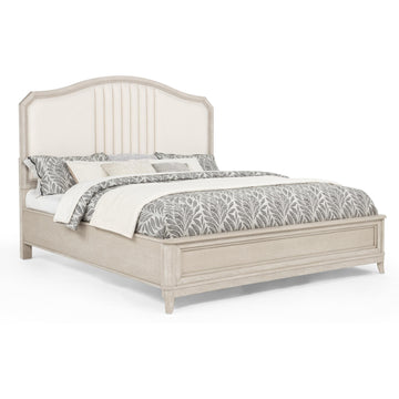  Size_King  -- Crown Mark Napoli Upholstered Panel Bed IMAGE 1