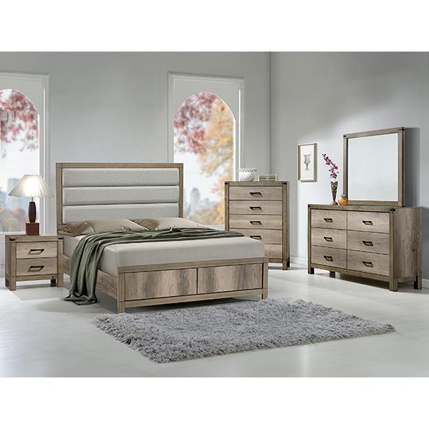  Size_Queen  -- Matteo B3202-Q Queen Bed IMAGE 1