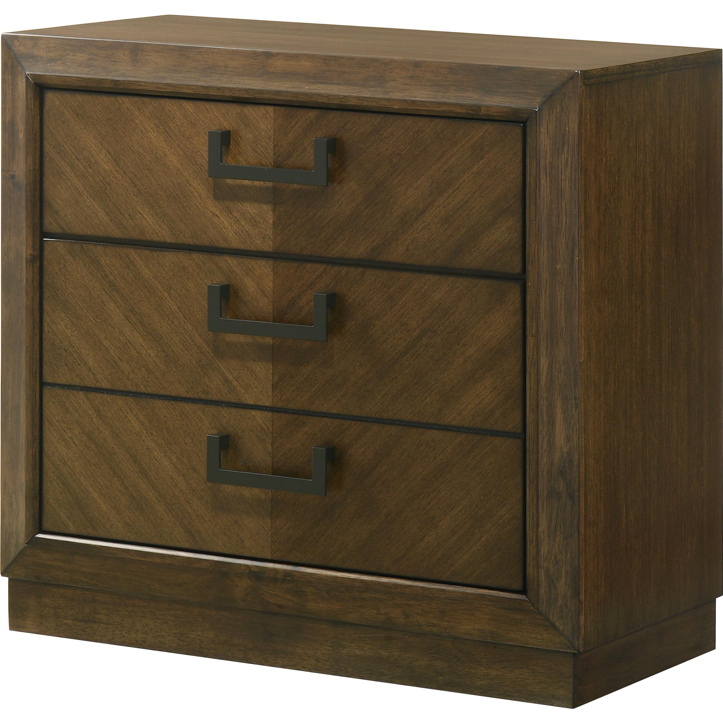  Crown Mark Nightstands 3 Drawers B6520-2 IMAGE 1