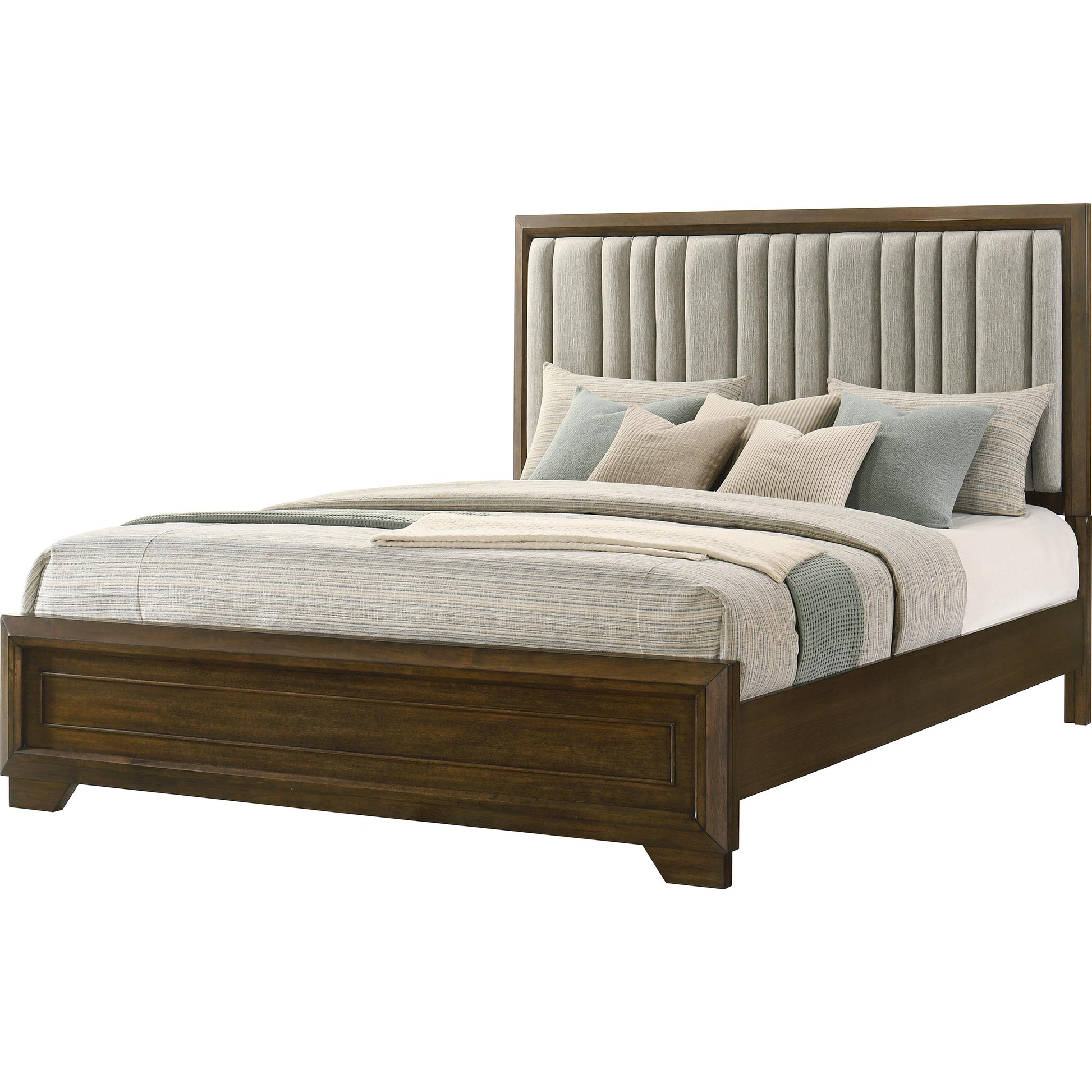  Size_Queen  -- Lakecrest B6520-Q Queen Bed IMAGE 1