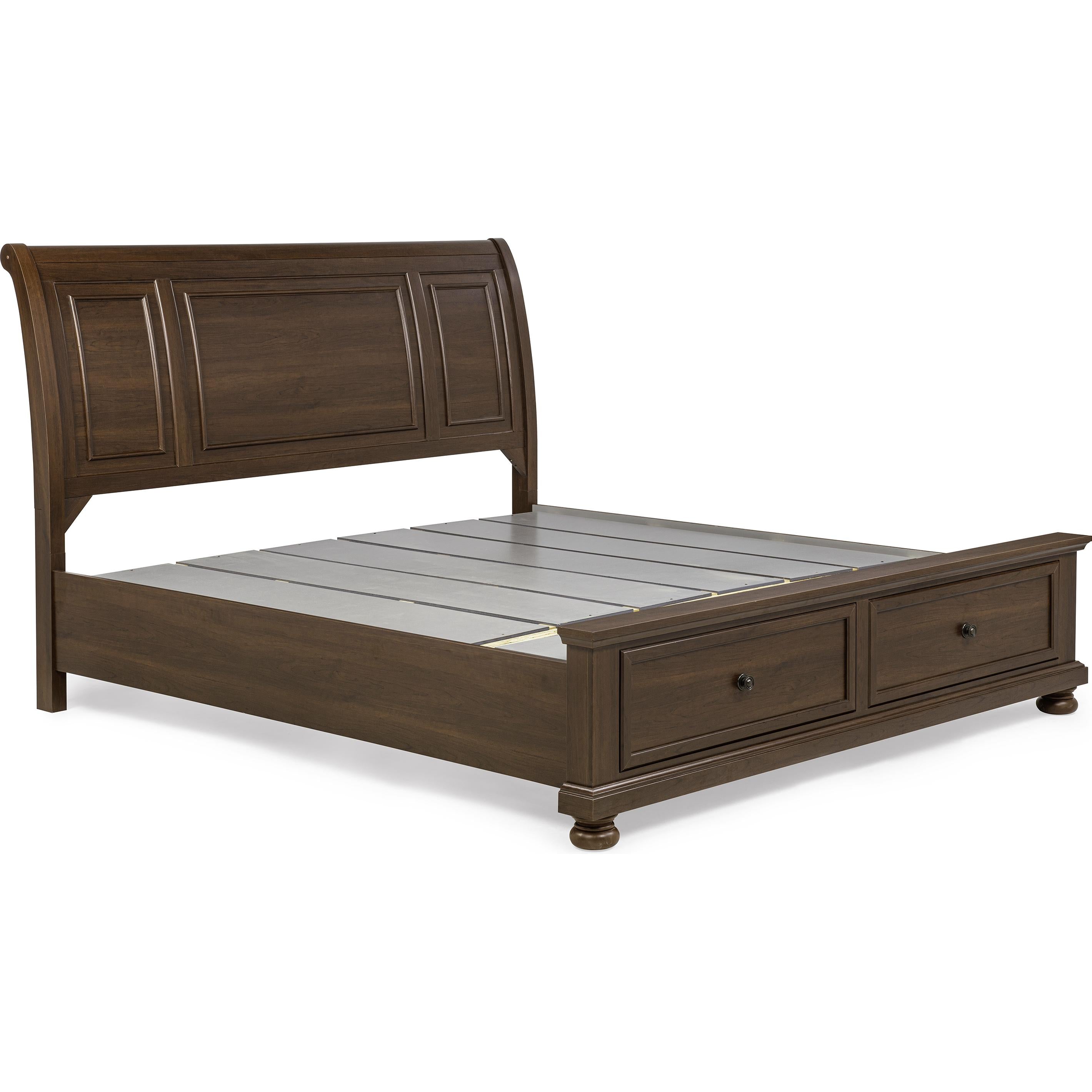  Crown Mark Claribelle King Panel Bed with Storage B1810-K-HB/B1810-K-FBD/B1810-KQ-RAIL IMAGE 2