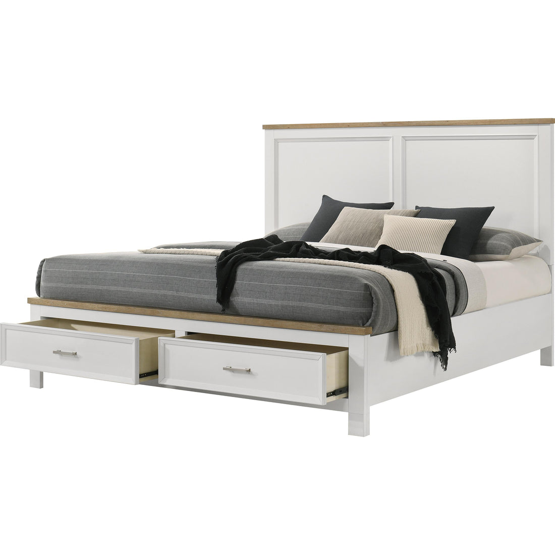  Crown Mark Aston King Panel Bed B6550-K-HB/B6550-K-FBD/B6550-KQ-RAIL IMAGE 1