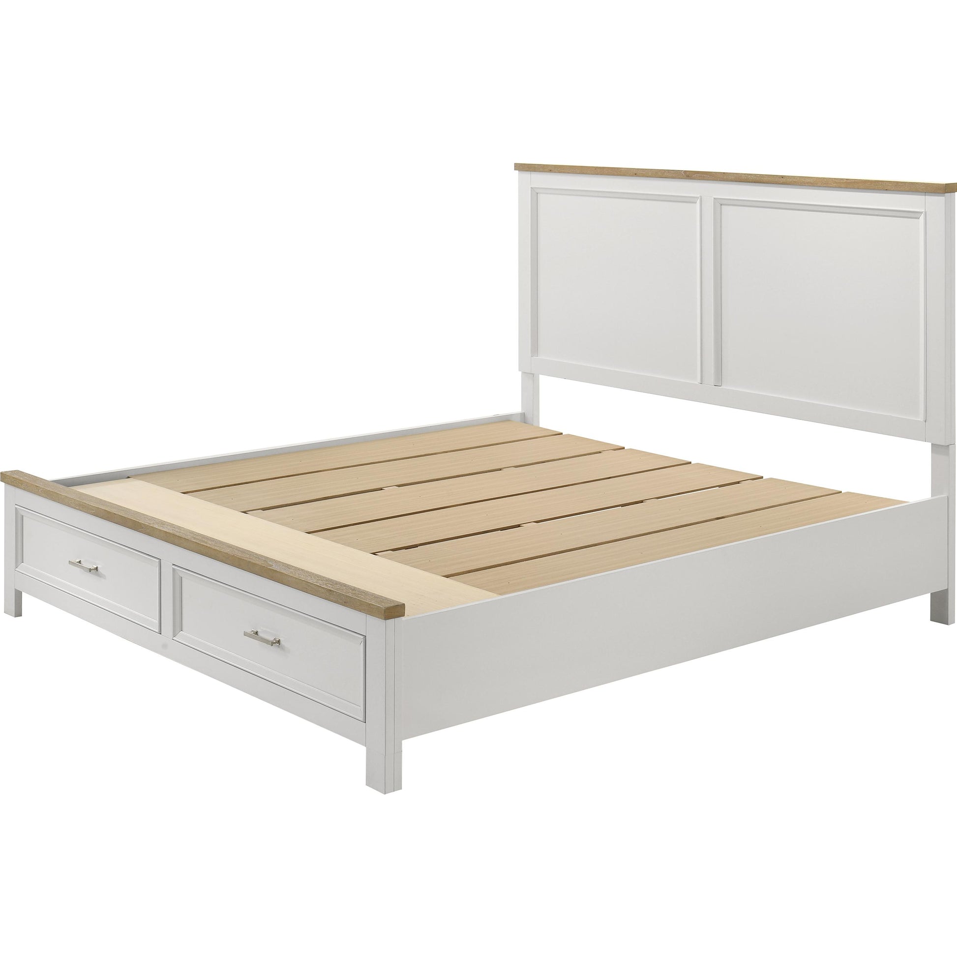  Crown Mark Aston Queen Panel Bed with Storage B6550-Q-HB/B6550-Q-FBD/B6550-KQ-RAIL IMAGE 3