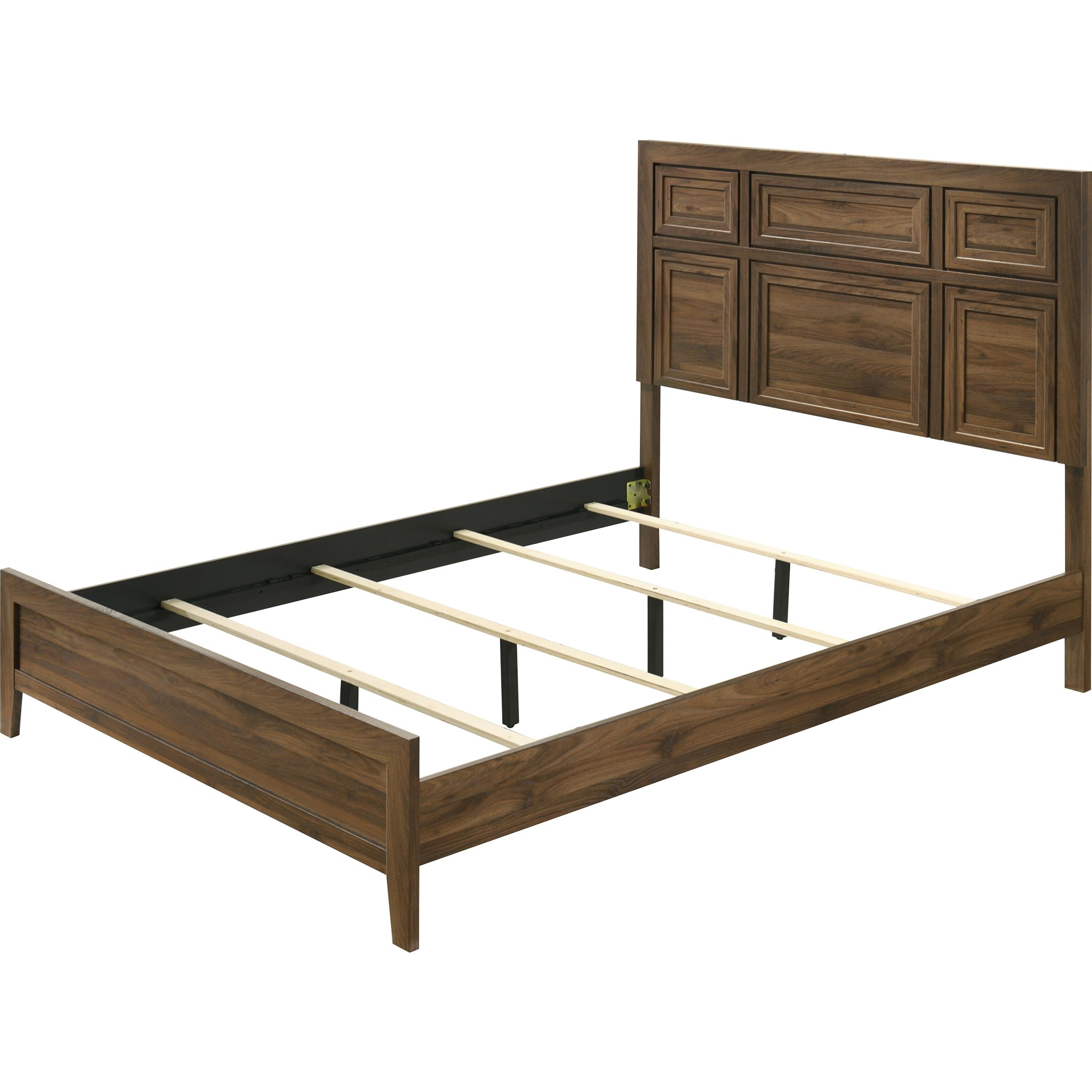  Crown Mark Lorraine Queen Panel Bed B6610-Q-HBFB/B6610-KQ-RAIL IMAGE 2