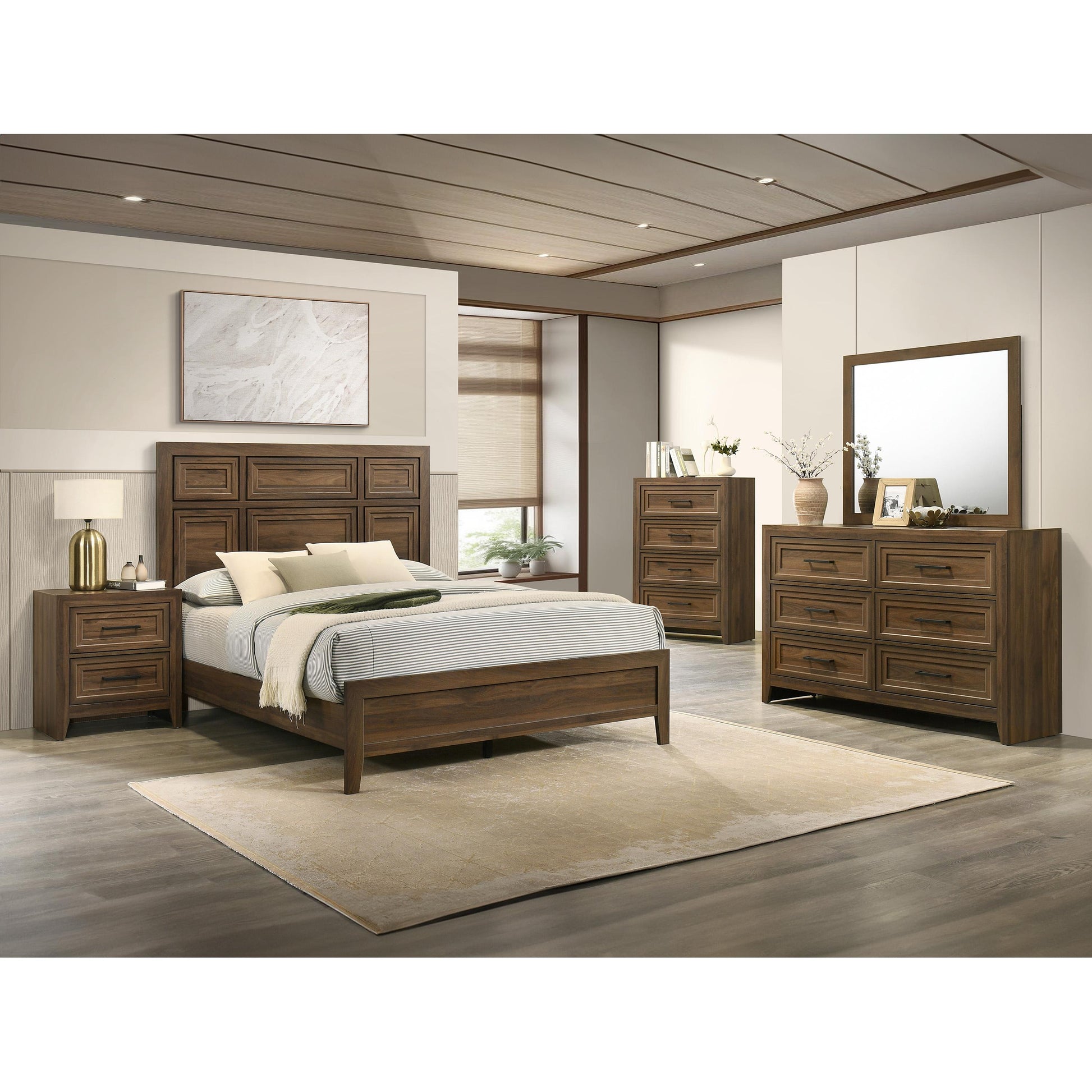  Crown Mark Lorraine Full Panel Bed B6610-F-HBFB/B6610-FT-RAIL IMAGE 3