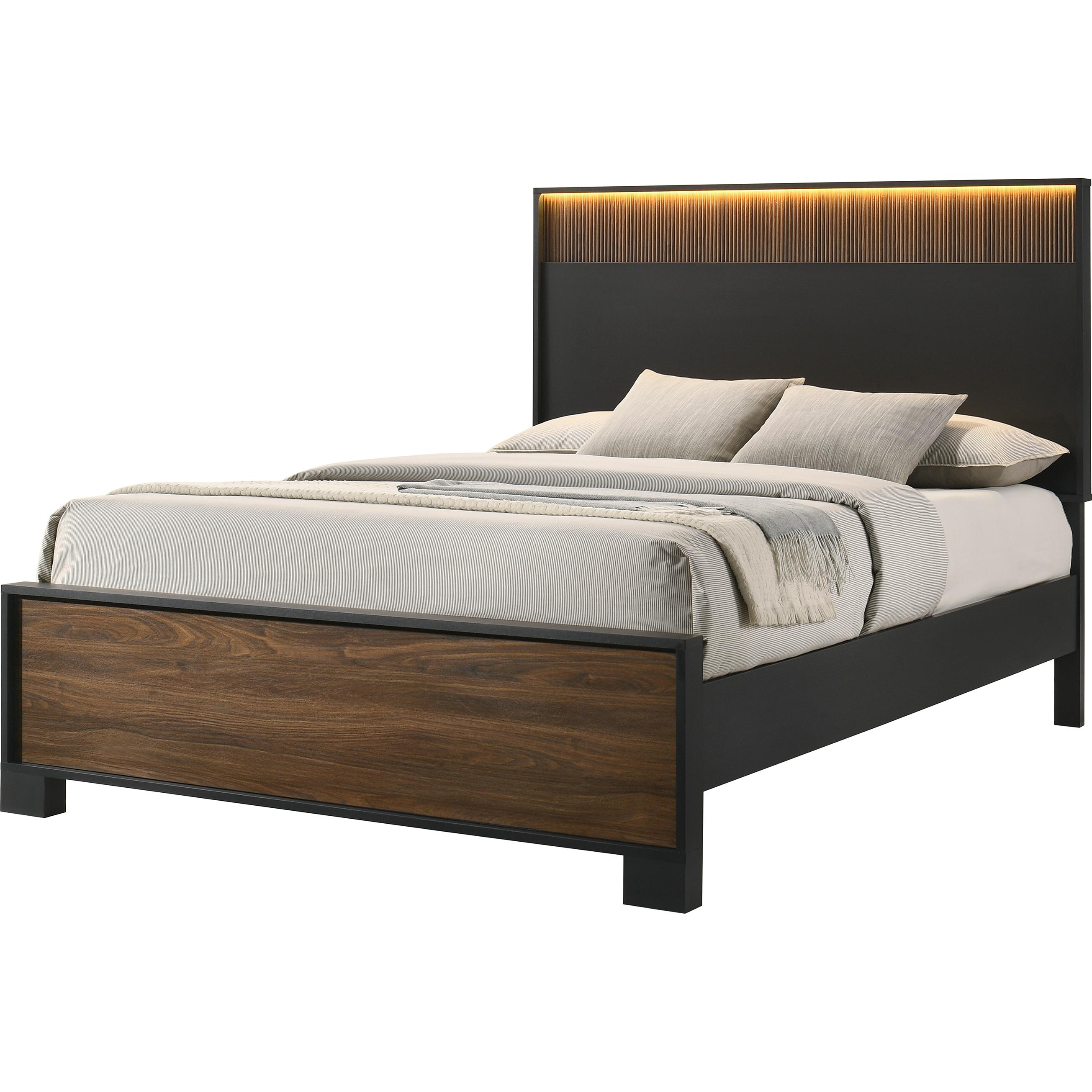  Size_King  -- Crown Mark Nemy Panel Bed IMAGE 1