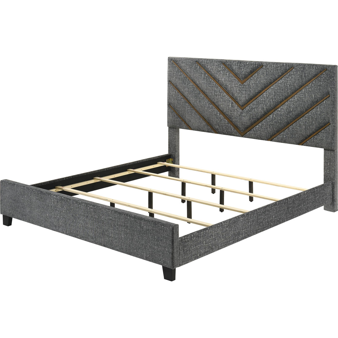  Crown Mark Zane King Upholstered Panel Bed B9275-K-HBFB/B9275-KQ-RAIL IMAGE 1