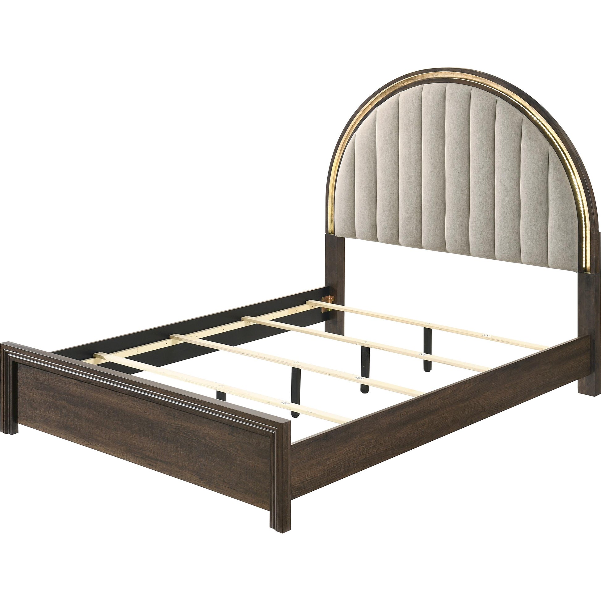  Size_King  -- Crown Mark Noreen Upholstered Panel Bed IMAGE 3