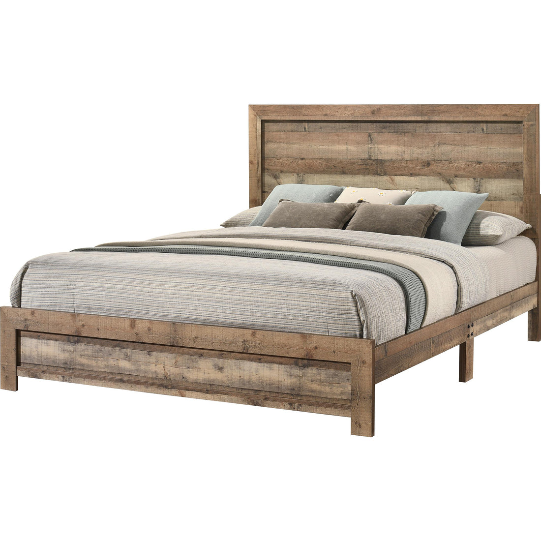  Size_King  -- Crown Mark Elmer Panel Bed IMAGE 1