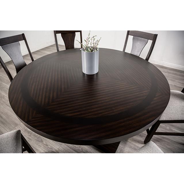  Furniture of America Holsworthy FM3600ES-RT Round Dining Table IMAGE 5