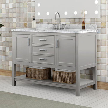  Furniture of America Reston TM-VS001GY-49 49" Vanity with Top/ Sink IMAGE 1