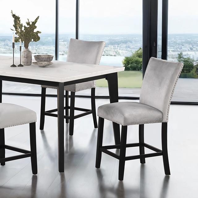  Furniture of America Sabro FM3330BK-PT-TABLE Rectangular Counter Height Table IMAGE 1