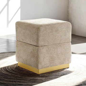  Furniture of America Krysten FM-AC8005GY Storage Stool IMAGE 1