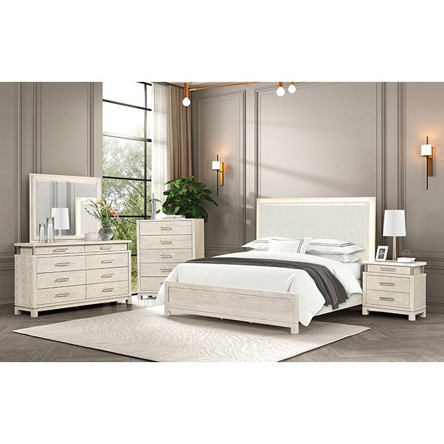  Furniture of America Lafayette FM71501GY-Q-BED Queen Bed IMAGE 1