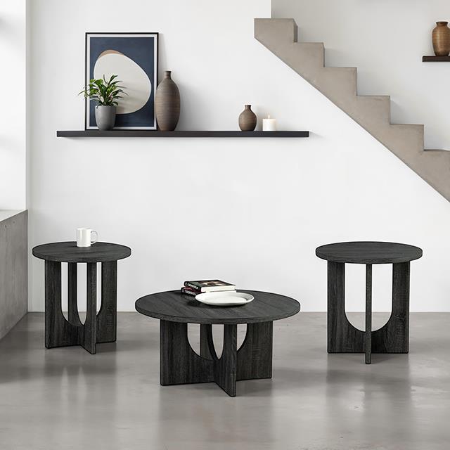  Furniture of America Holen FM44003GY-3PK 3 Pc Table Set IMAGE 1